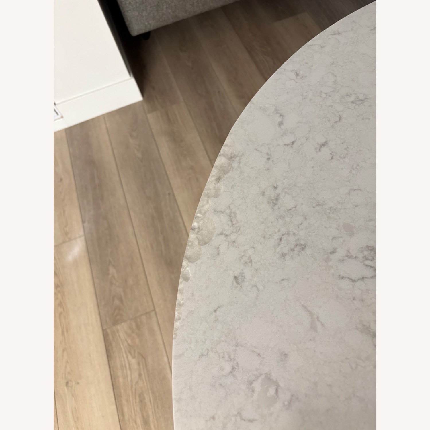 Room & Board Aria White Marble Tulip Dining Table - image-4