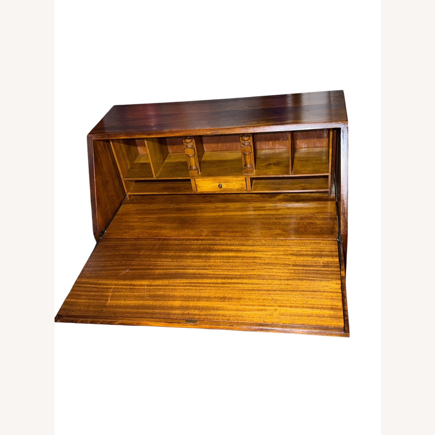 Antique Secretary Desk with Claw and Ball Feet - image-3