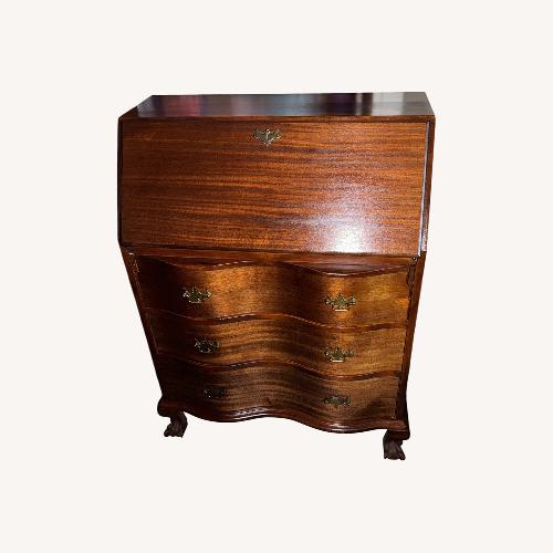 Used Antique Secretary Desk with Claw and Ball Feet for sale on AptDeco