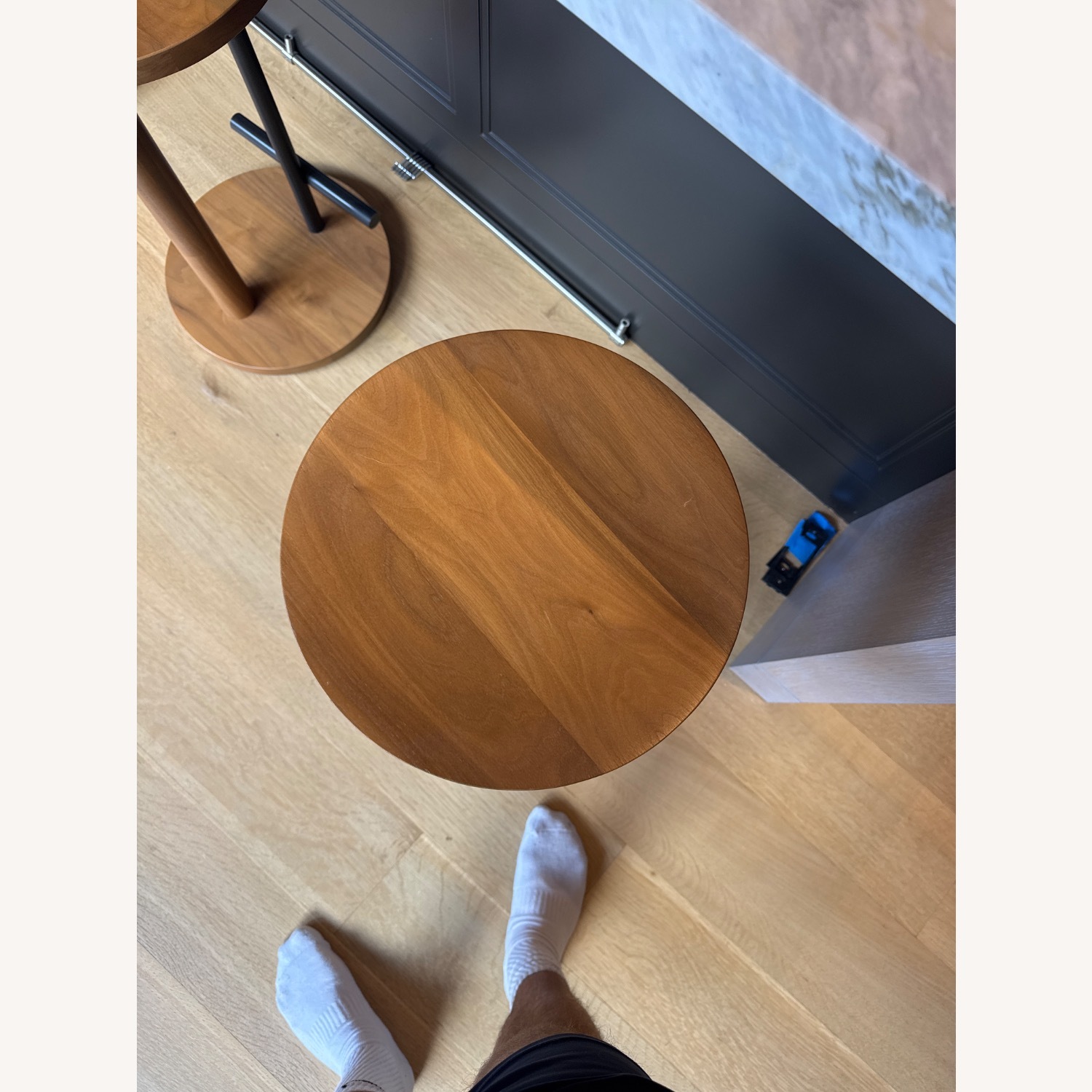 Set of 4 Modern Scandinavian Counter Stools - image-2