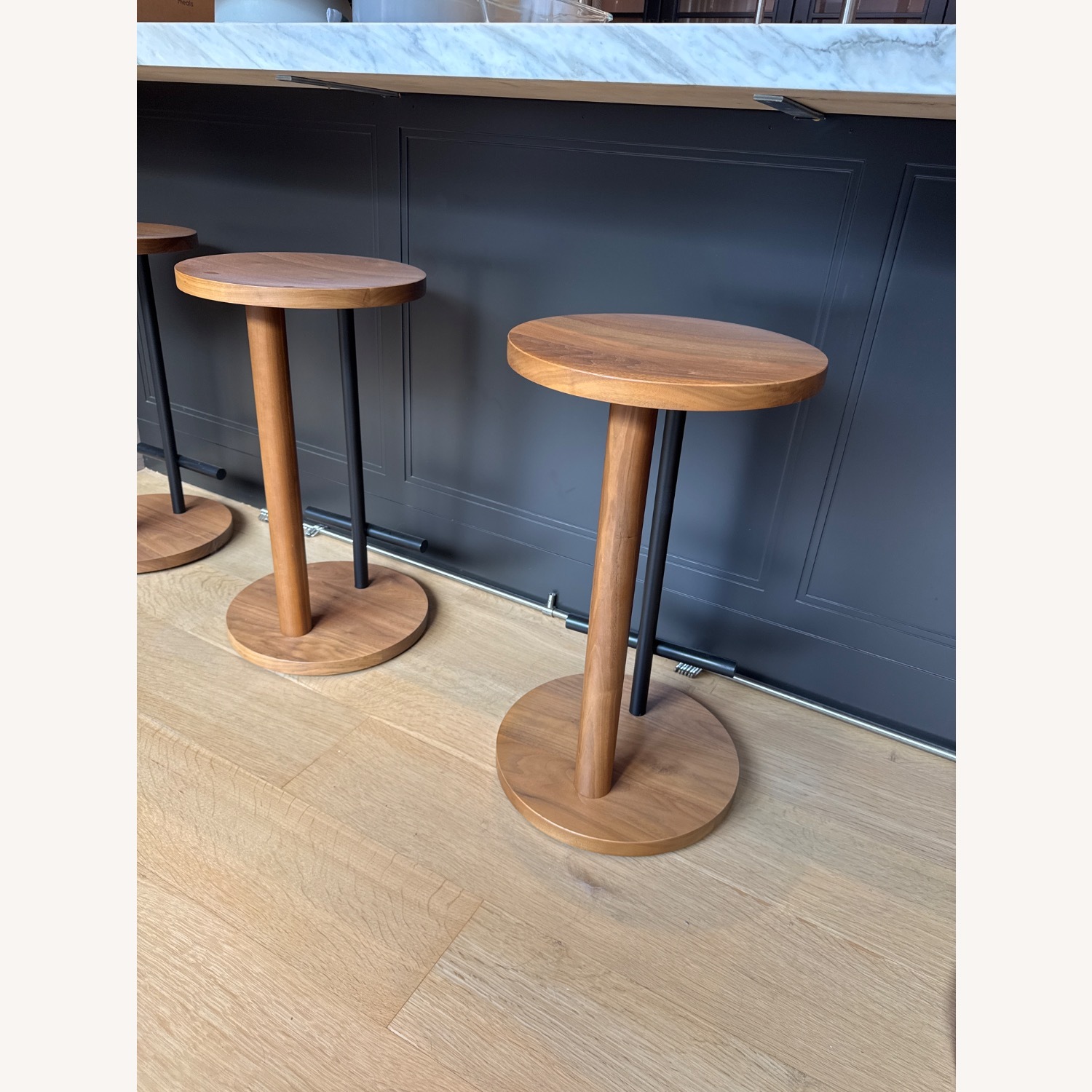 Set of 4 Modern Scandinavian Counter Stools - image-3