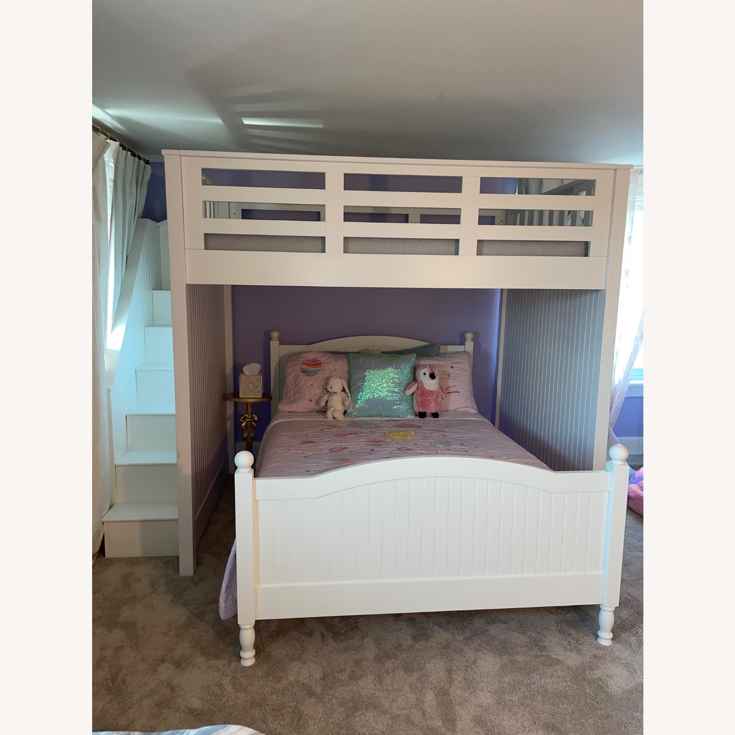 Catalina Stair Loft Upper Bed Frame  - image-1