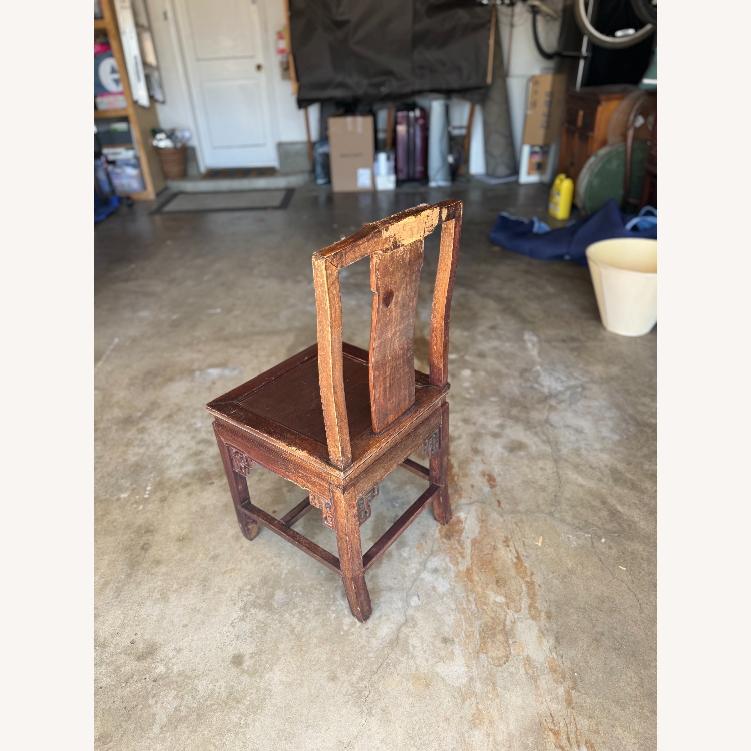 Vintage antique Chinese Qing Dynasty Chair - image-6