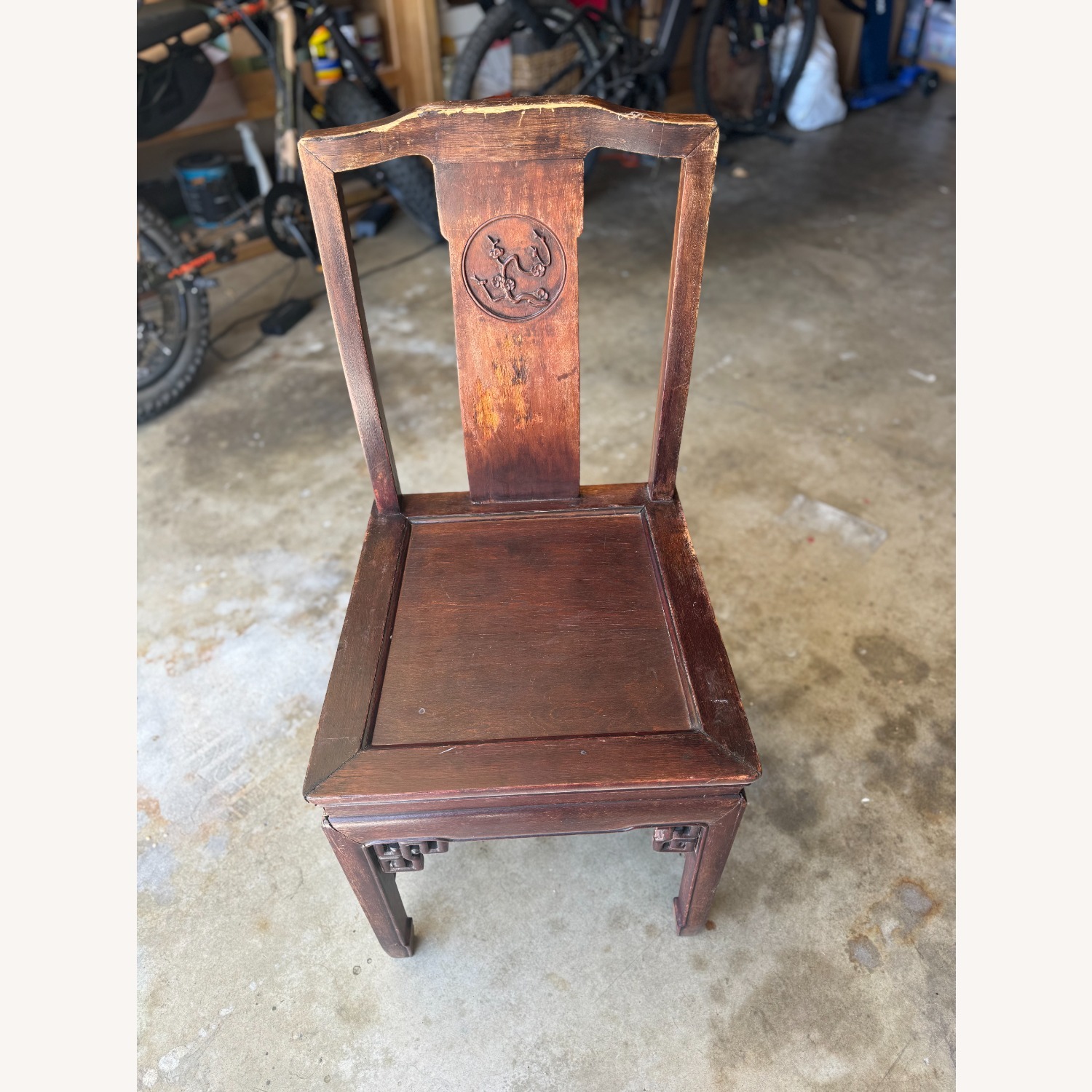 Vintage antique Chinese Qing Dynasty Chair - image-3