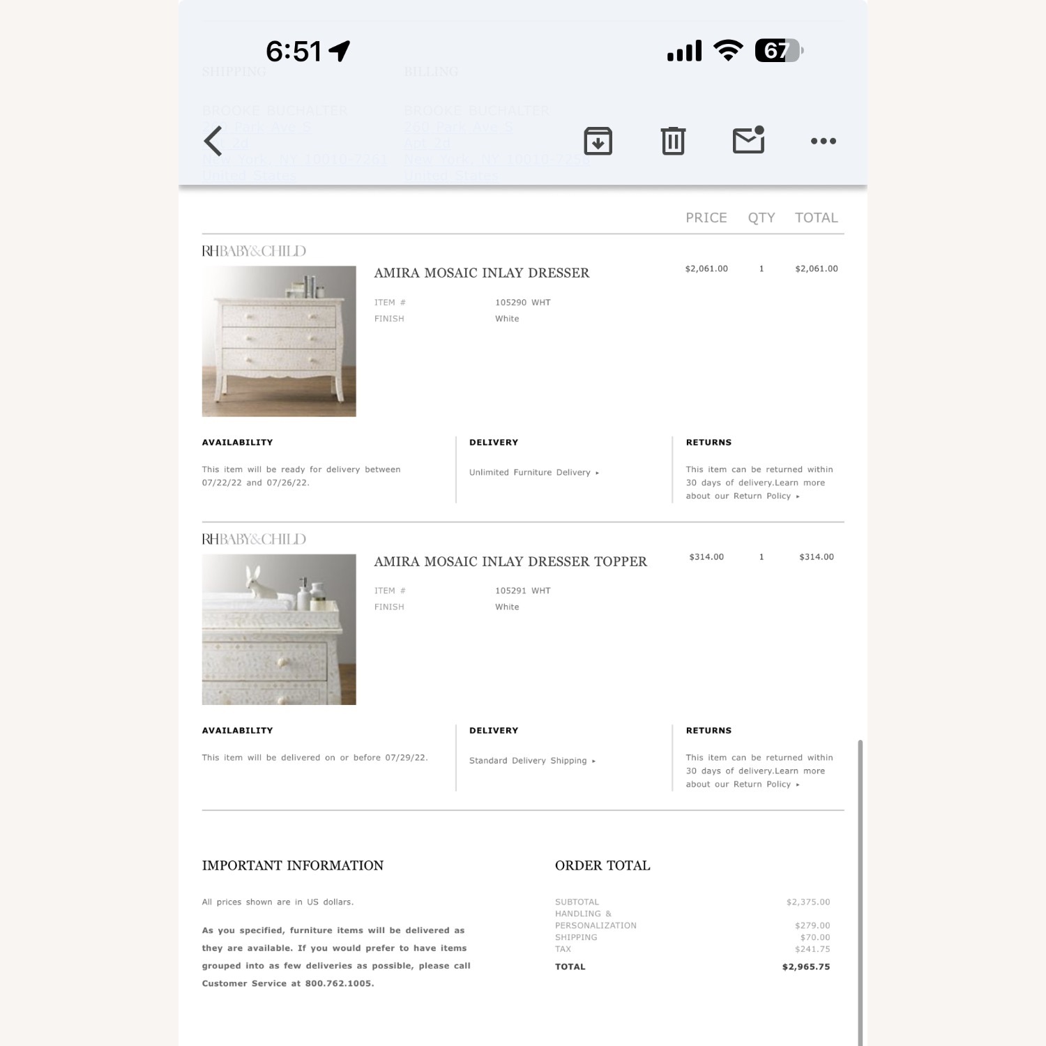 RH Amira Dresser & Topper - image-6