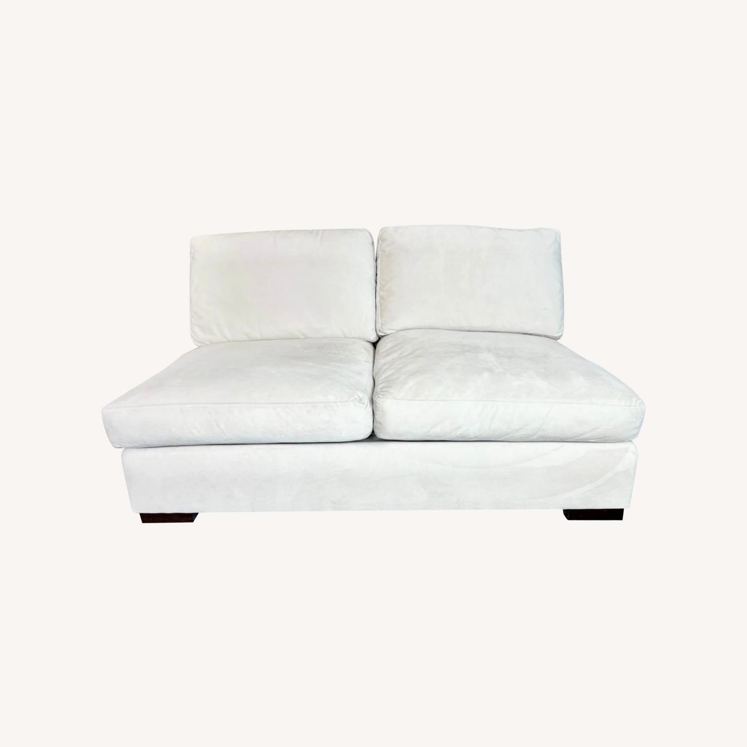 Z Gallerie Cream Sofa - image-0