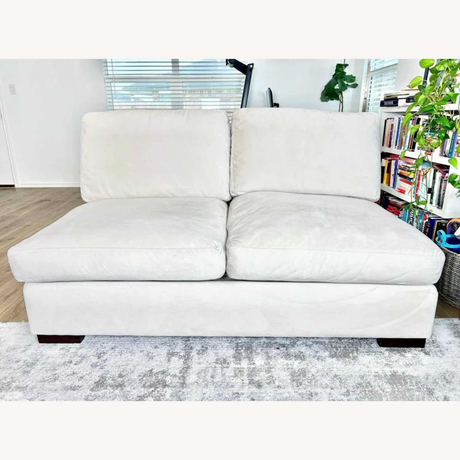 Z Gallerie Cream Sofa - image-1