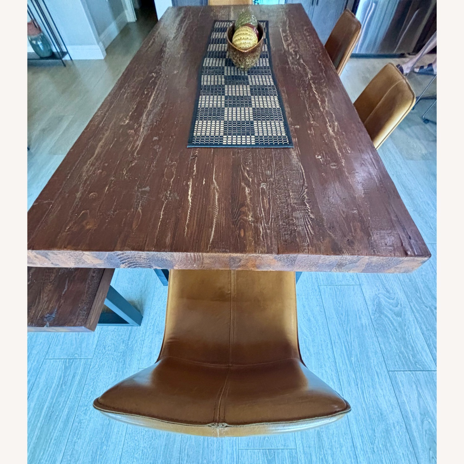 Griffin Reclaimed Wood Dining Table and Bench - image-2