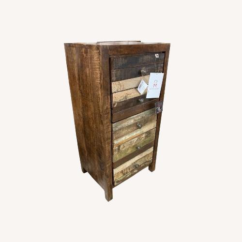 Used Villa2 Wooden Chest Of 5-Drawers Dresser for sale on AptDeco