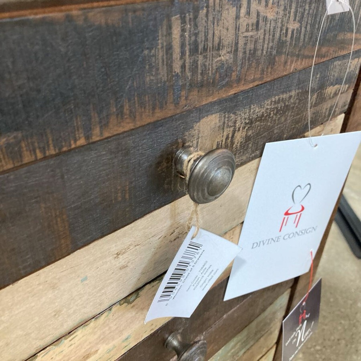 Villa2 Wooden Chest Of 5-Drawers Dresser - image-5