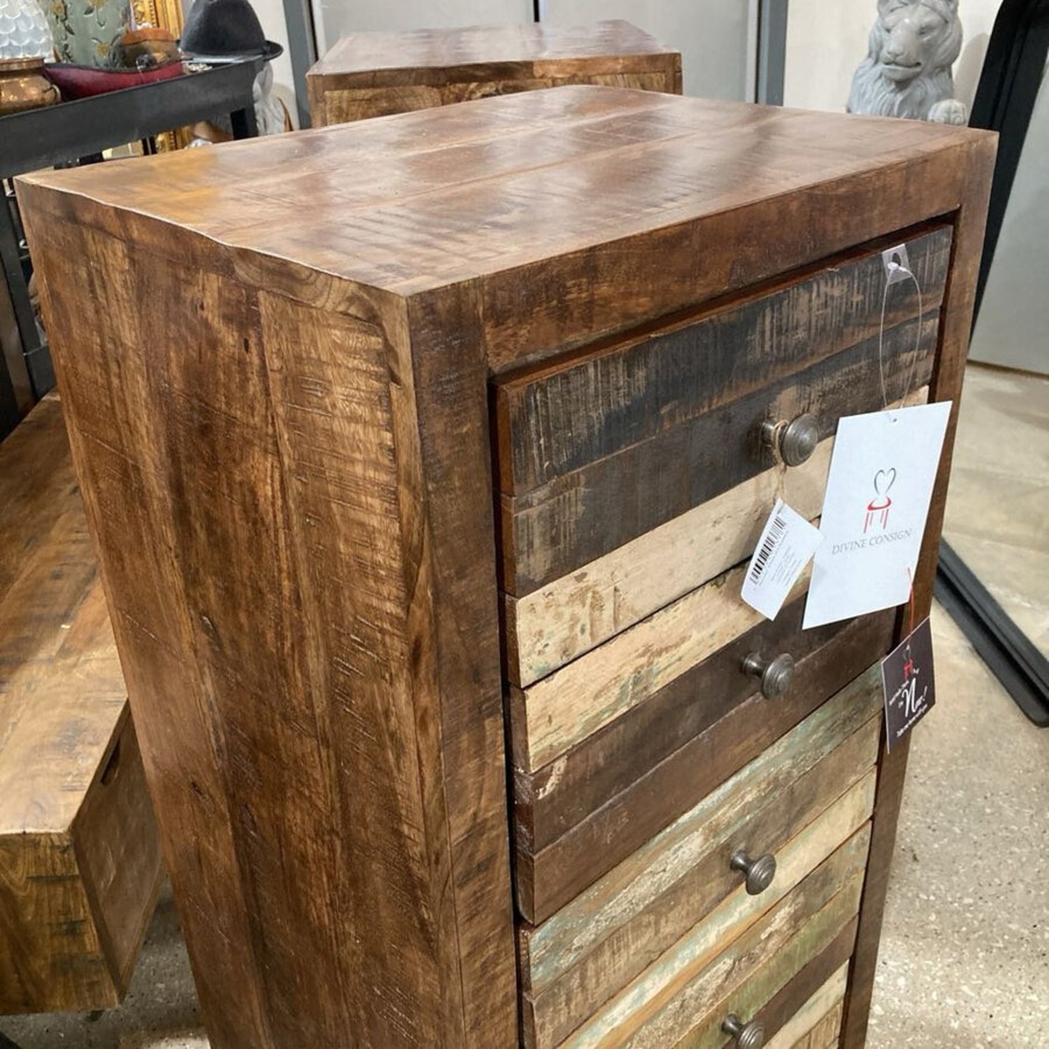 Villa2 Wooden Chest Of 5-Drawers Dresser - image-4