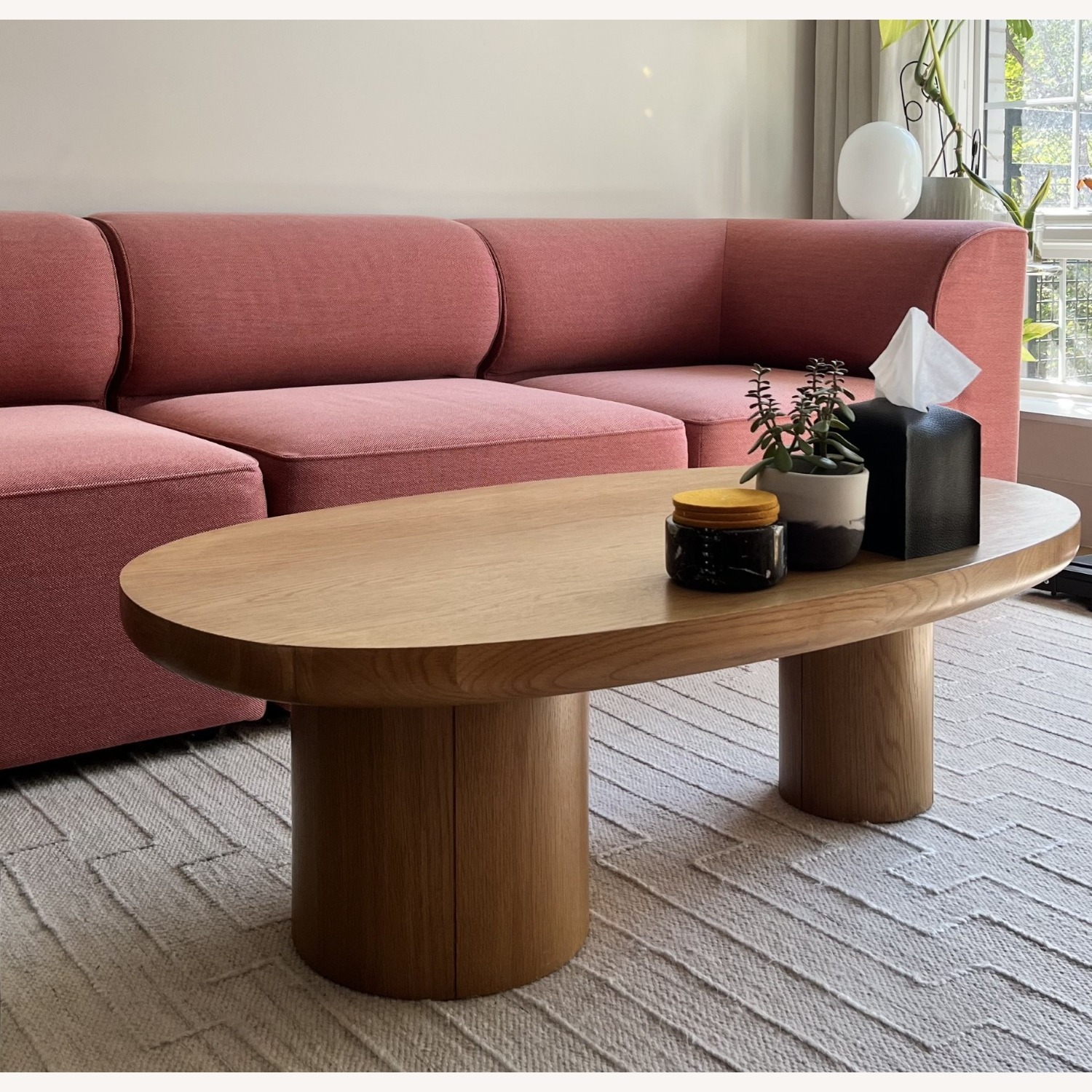 Baarlo 46" Coffee Table - Oak - image-2
