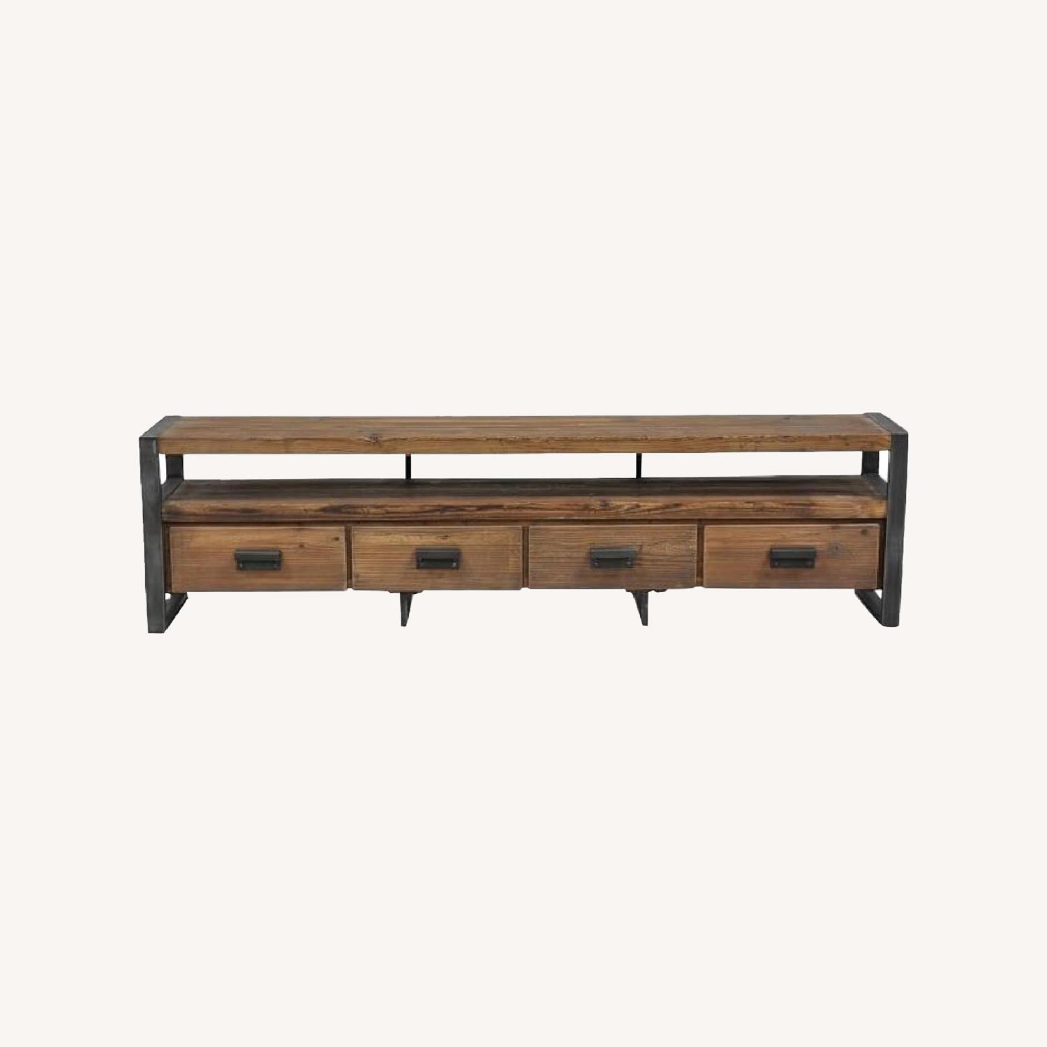 West Elm Bin Pull 4-drawer Media Console - image-0