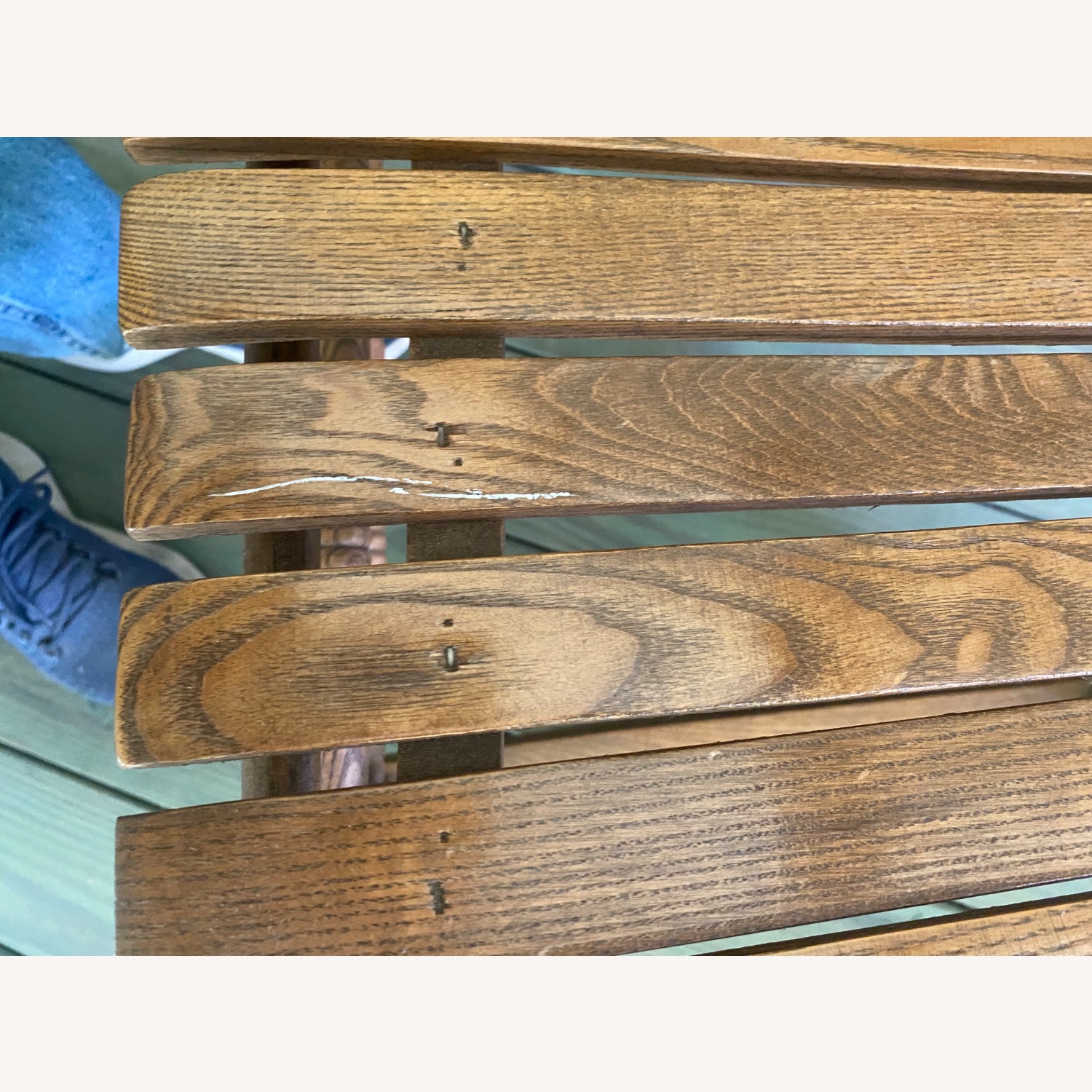 Solid Oak Rocking Chair - image-8