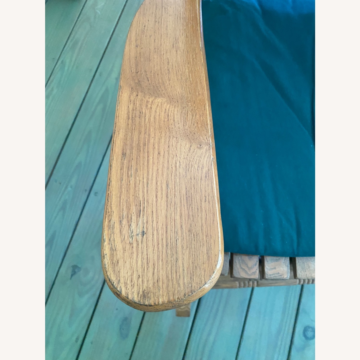 Solid Oak Rocking Chair - image-5