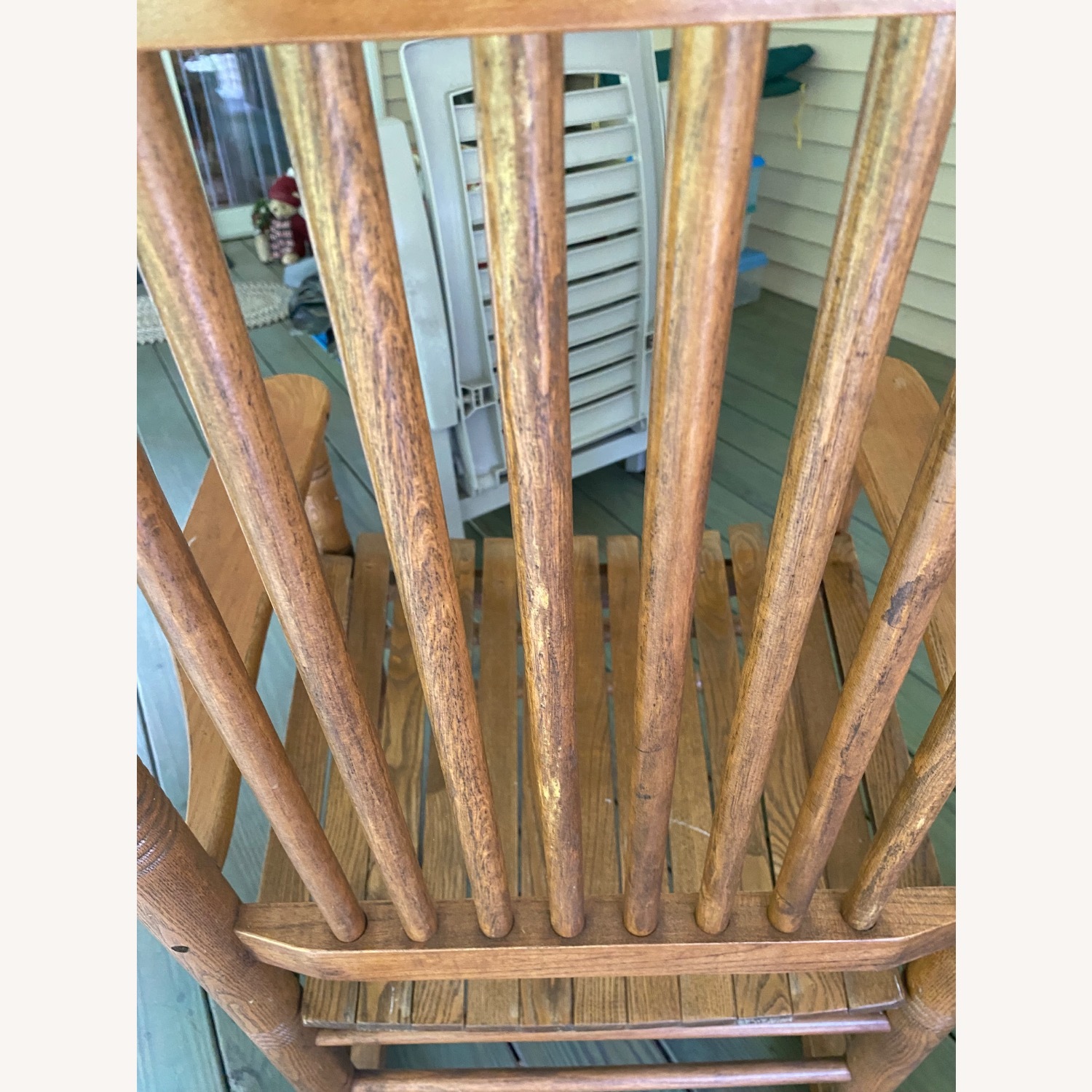 Solid Oak Rocking Chair - image-13