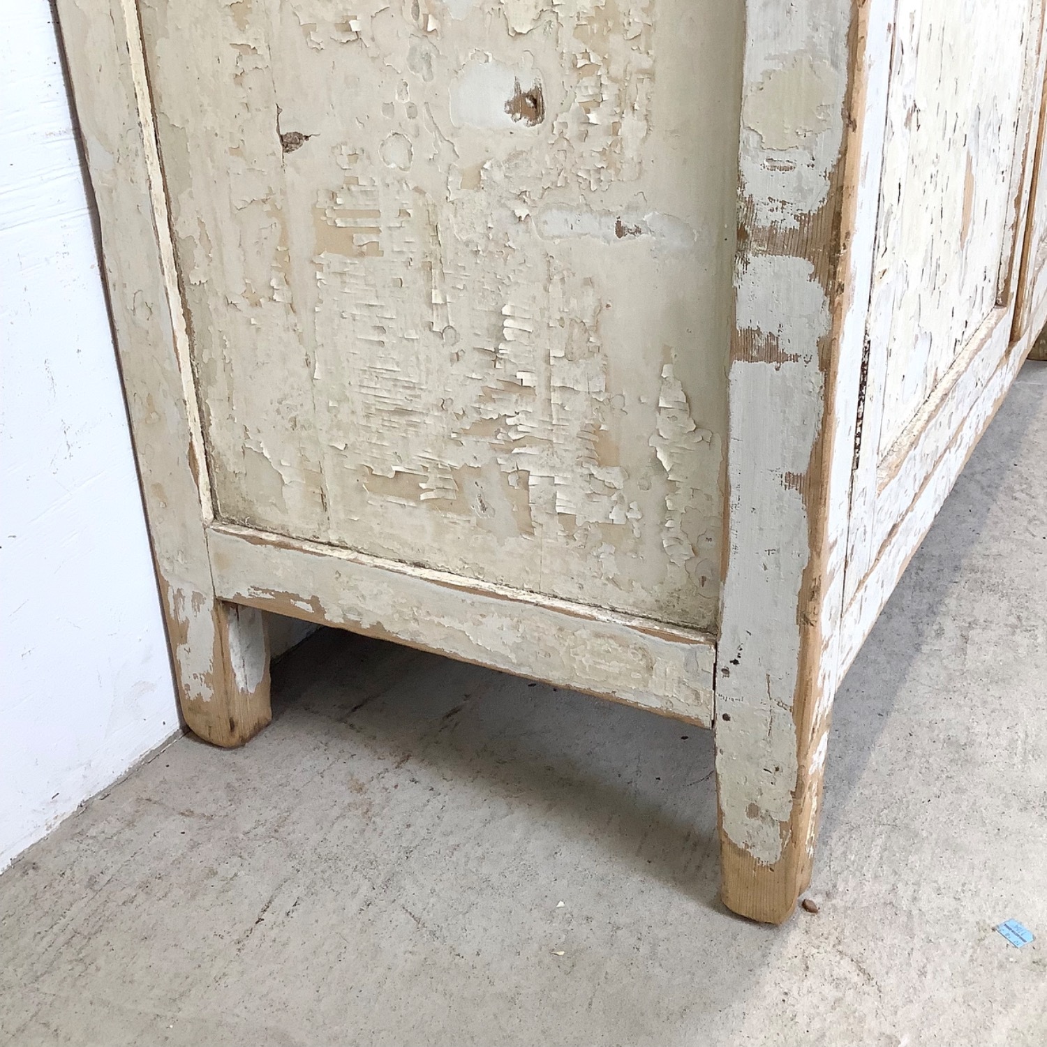 Vintage Rustic Two-Door Cabinet, Distressed Finish - image-9