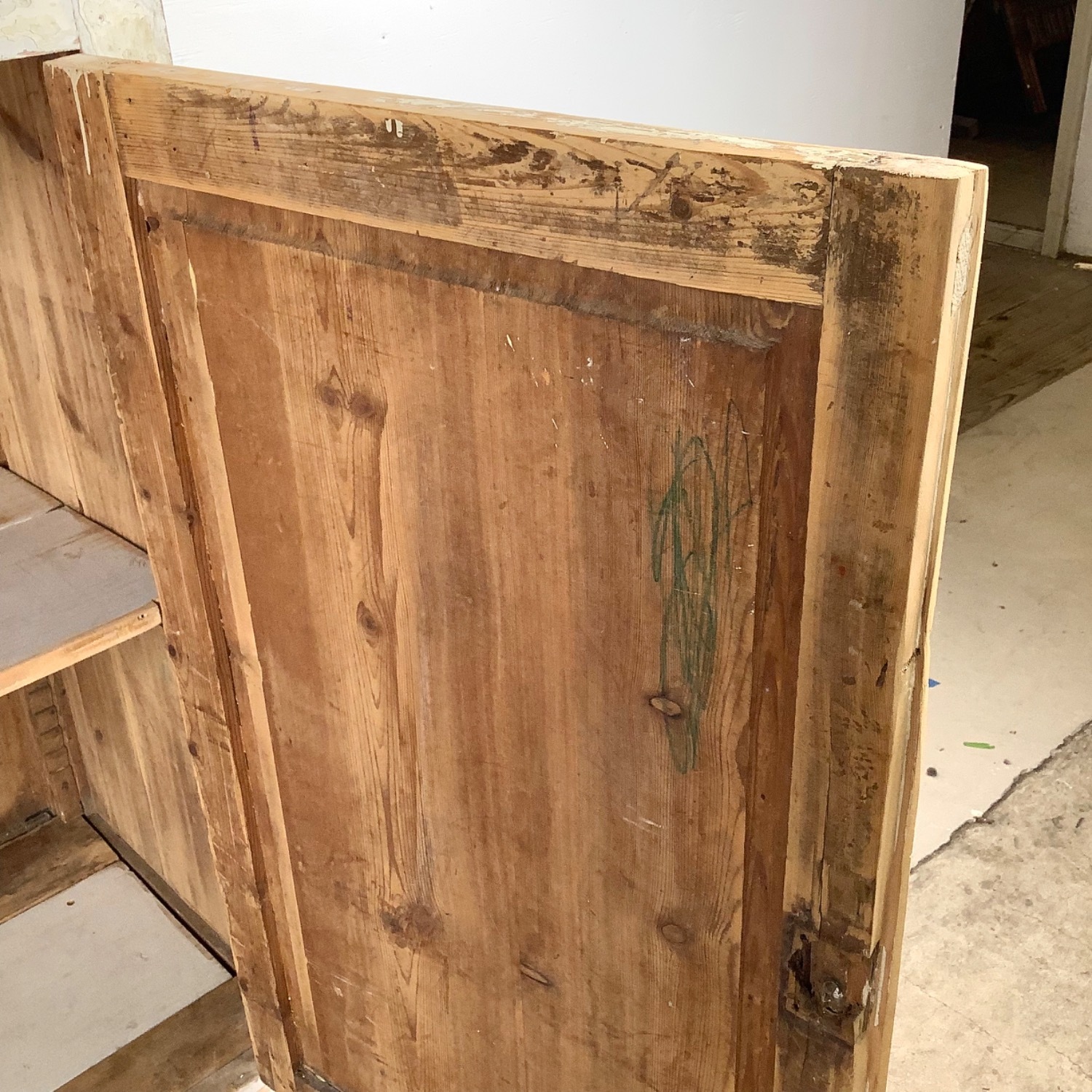 Vintage Rustic Two-Door Cabinet, Distressed Finish - image-13