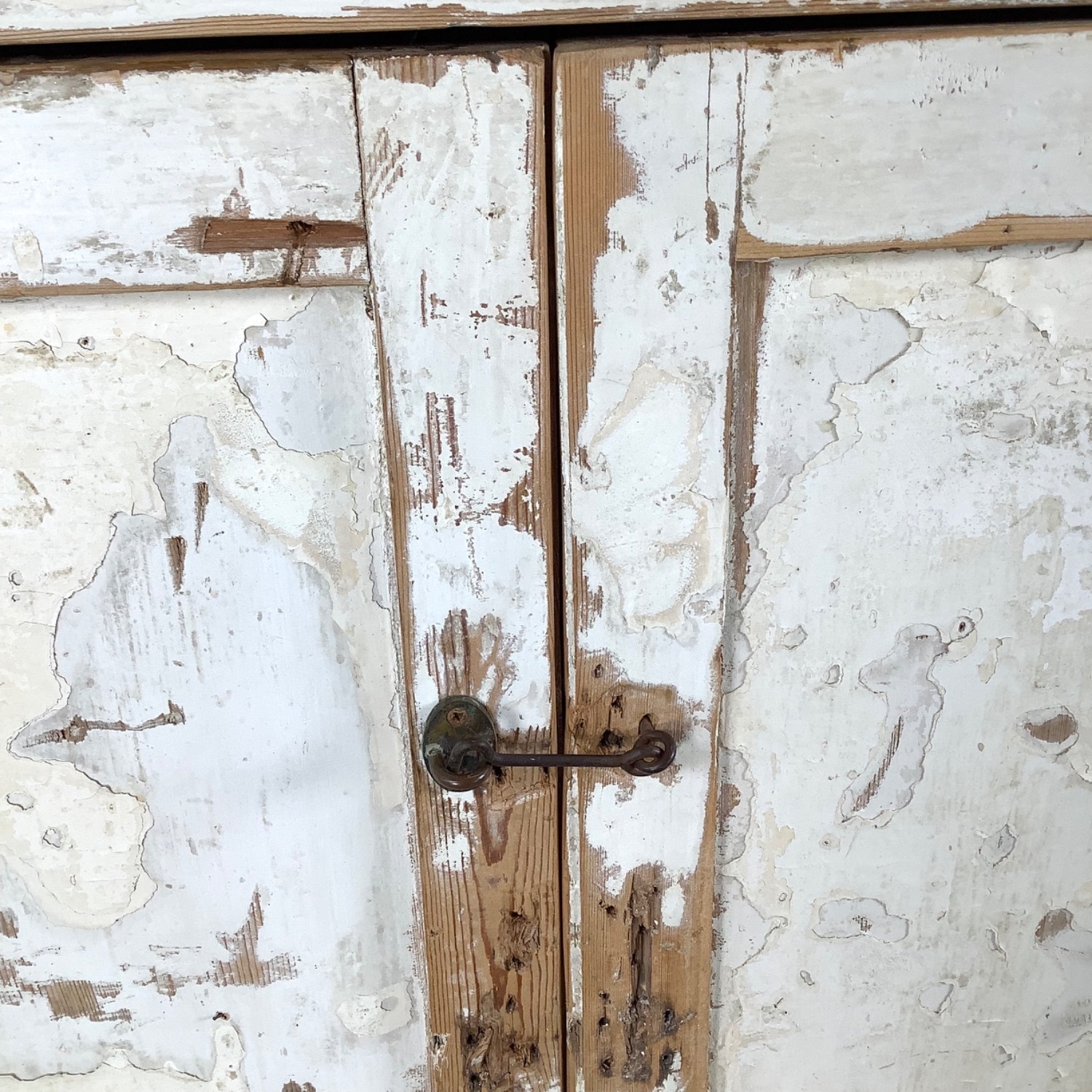 Vintage Rustic Two-Door Cabinet, Distressed Finish - image-10