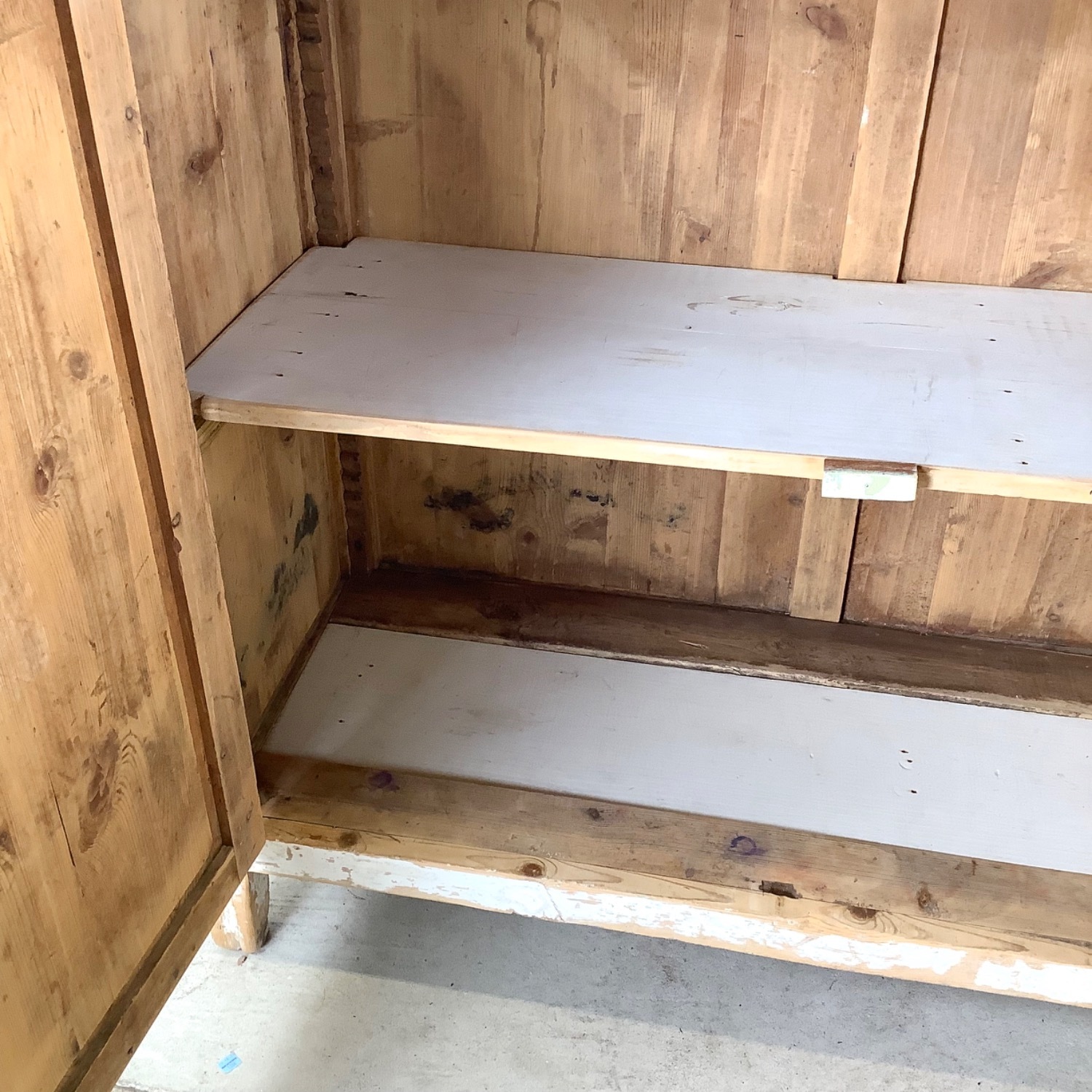 Vintage Rustic Two-Door Cabinet, Distressed Finish - image-14