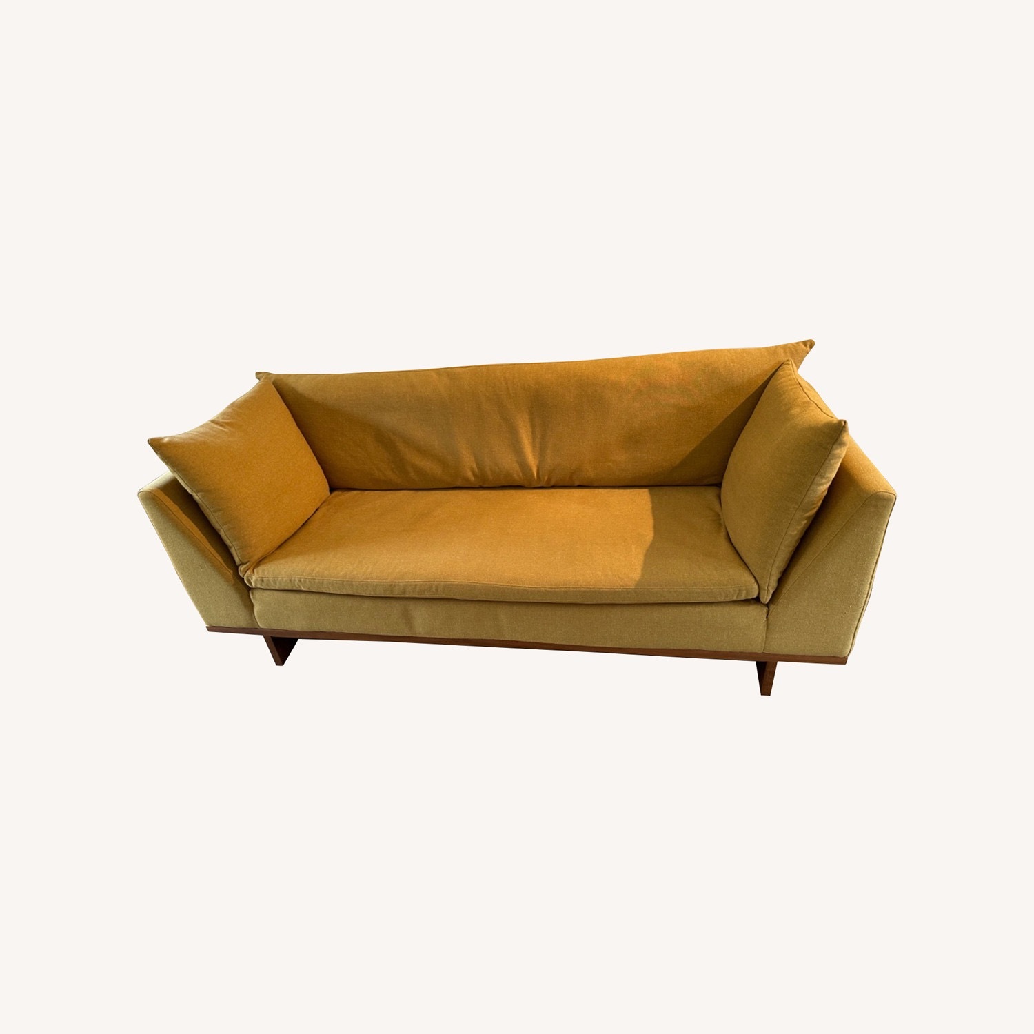 Urban Outfitters Huxley Mustard Cushion Sofa - image-8