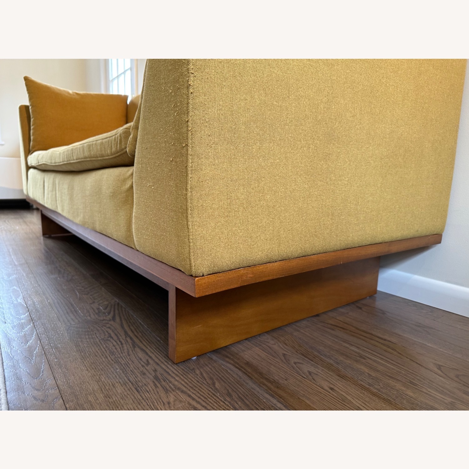 Urban Outfitters Huxley Mustard Cushion Sofa - image-7