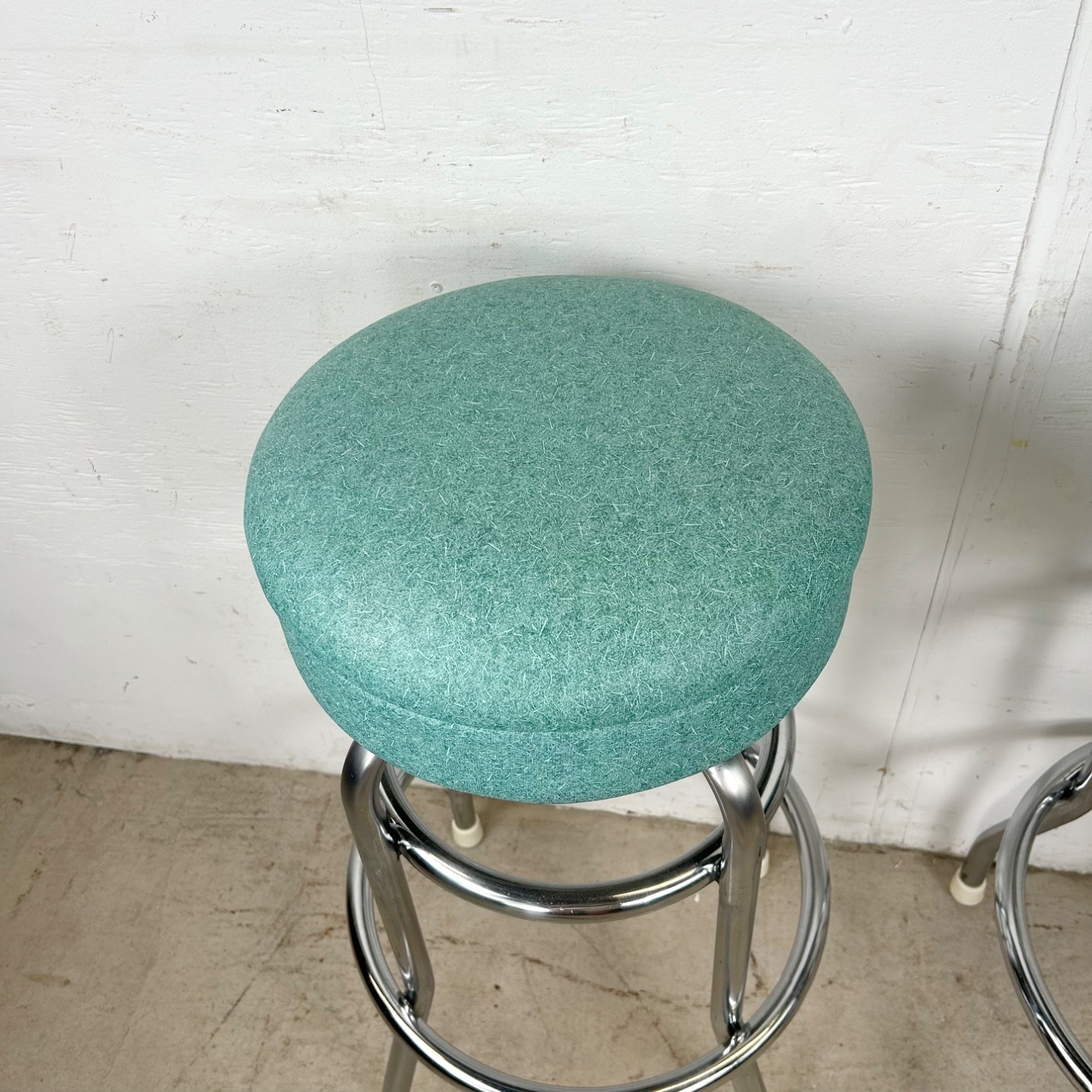 Vintage Modern Swivel Barstools- Set of Six - image-15
