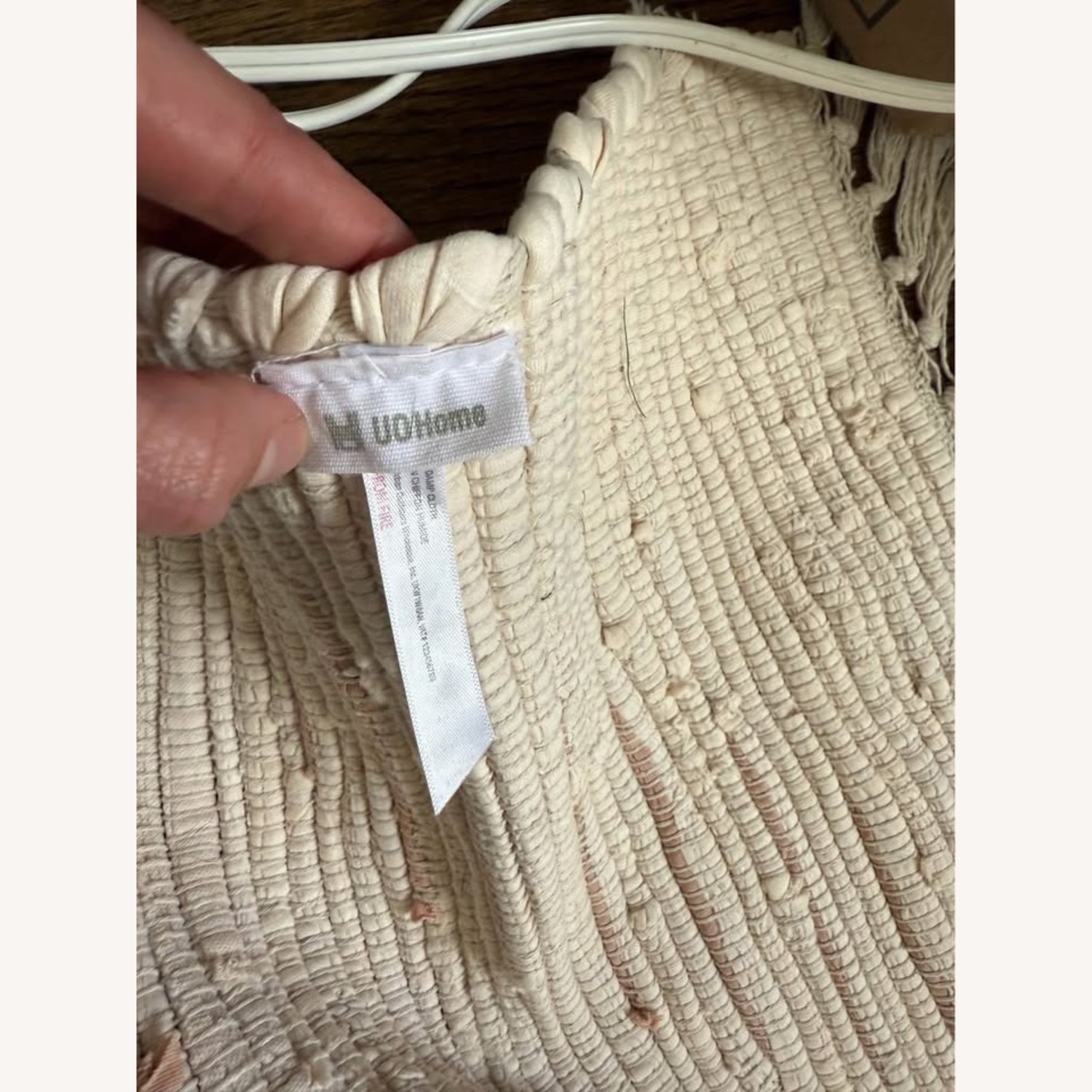 Urban Outfitters Home 5’x7’ 100% Cotton Rug - image-2