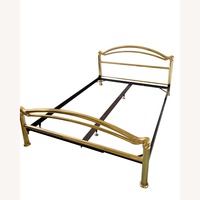 Vintage Pelicano Brass Bed, Made in Italy