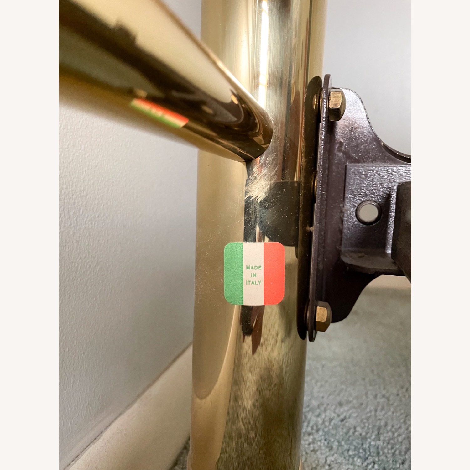 Vintage Pelicano Brass Bed, Made in Italy - image-3