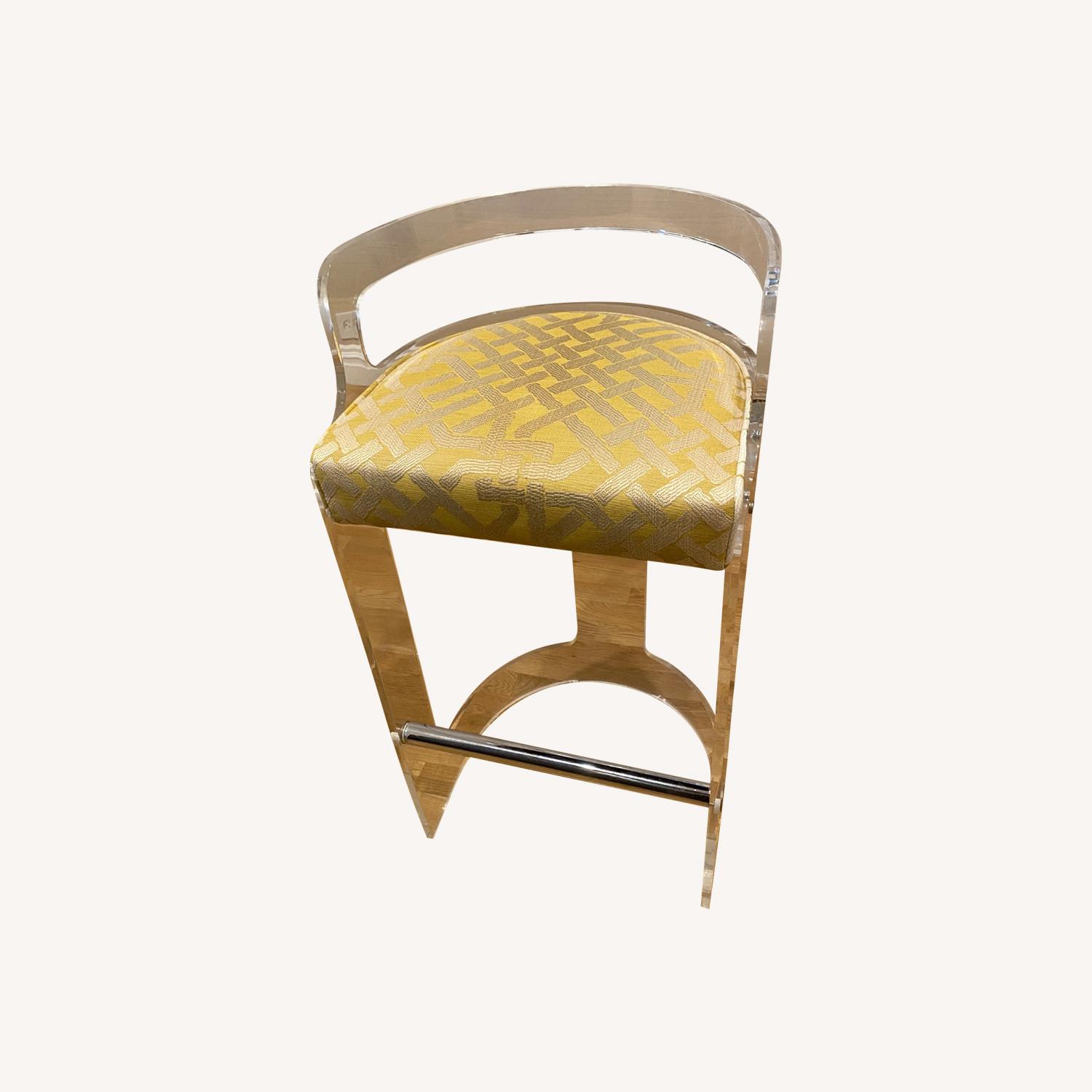 Vintage Designer Lucite Stools - image-0