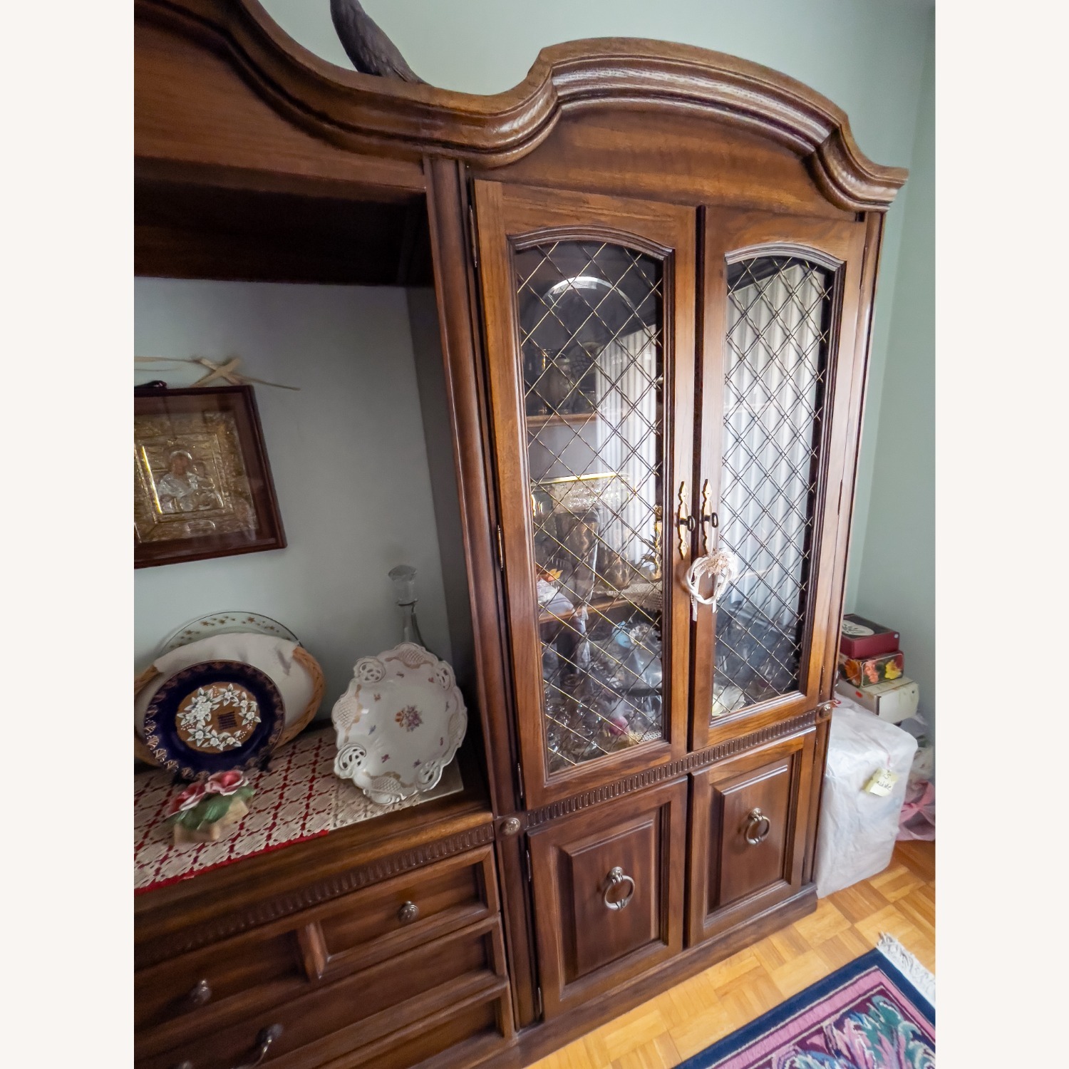 Huge Vintage 1970s China Cabinet - image-3