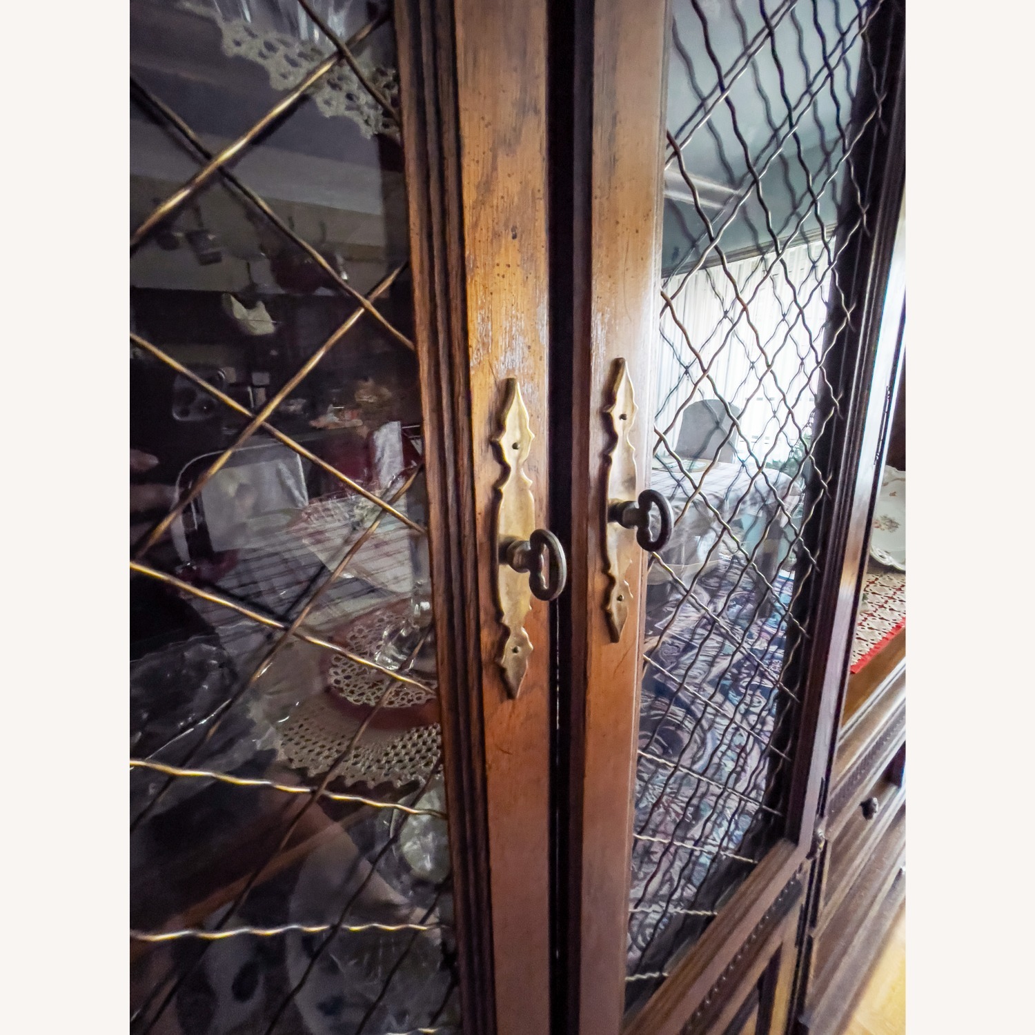 Huge Vintage 1970s China Cabinet - image-5