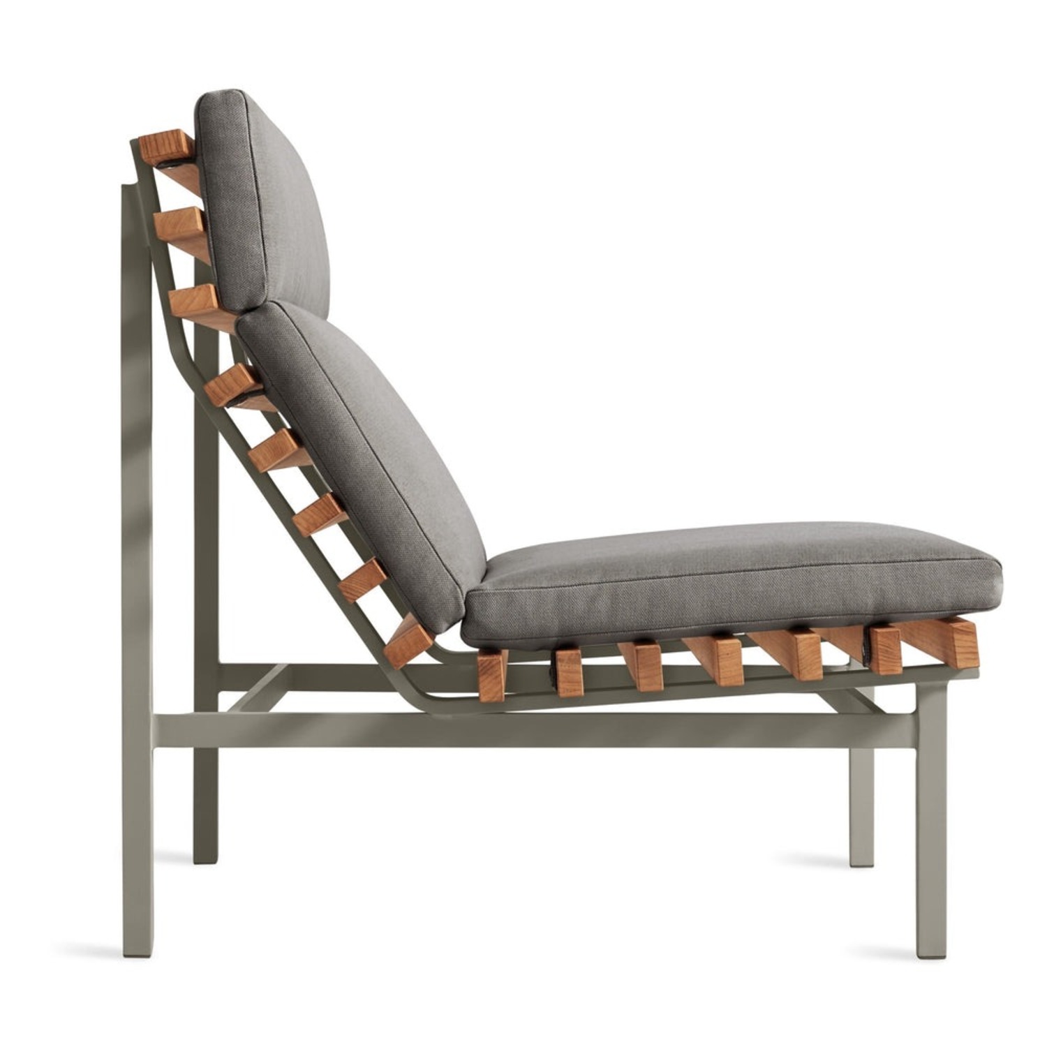 Blu Dot Perch Outdoor Lounger Chair and Ottoman - image-7