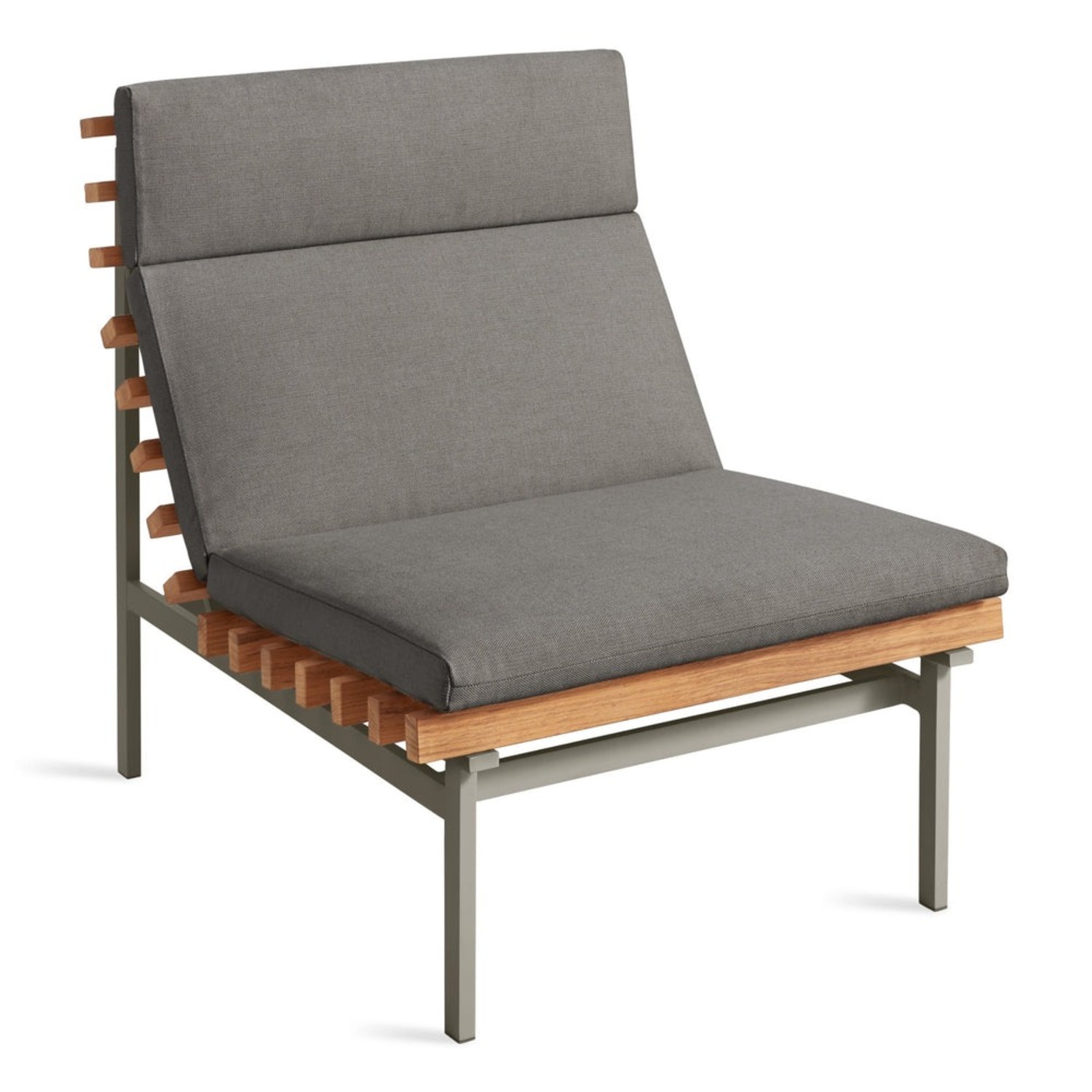 Blu Dot Perch Outdoor Lounger Chair and Ottoman - image-5