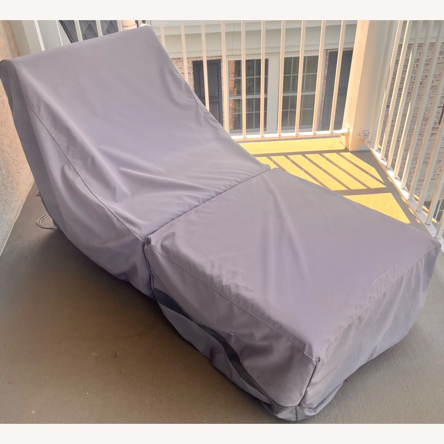 Blu Dot Perch Outdoor Lounger Chair and Ottoman - image-4