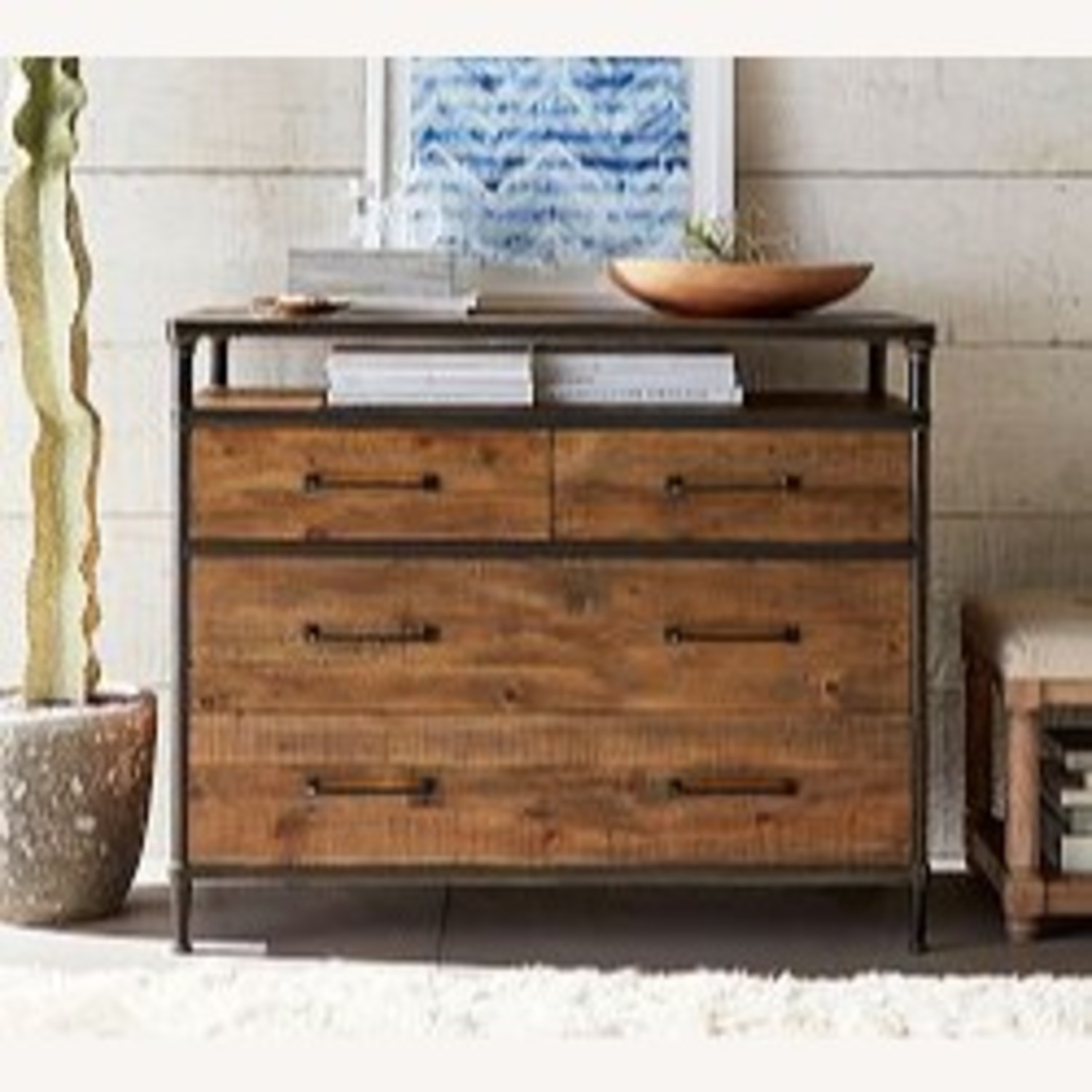 Juno Reclaimed Wood 4-Drawer Dresser (44") - image-1