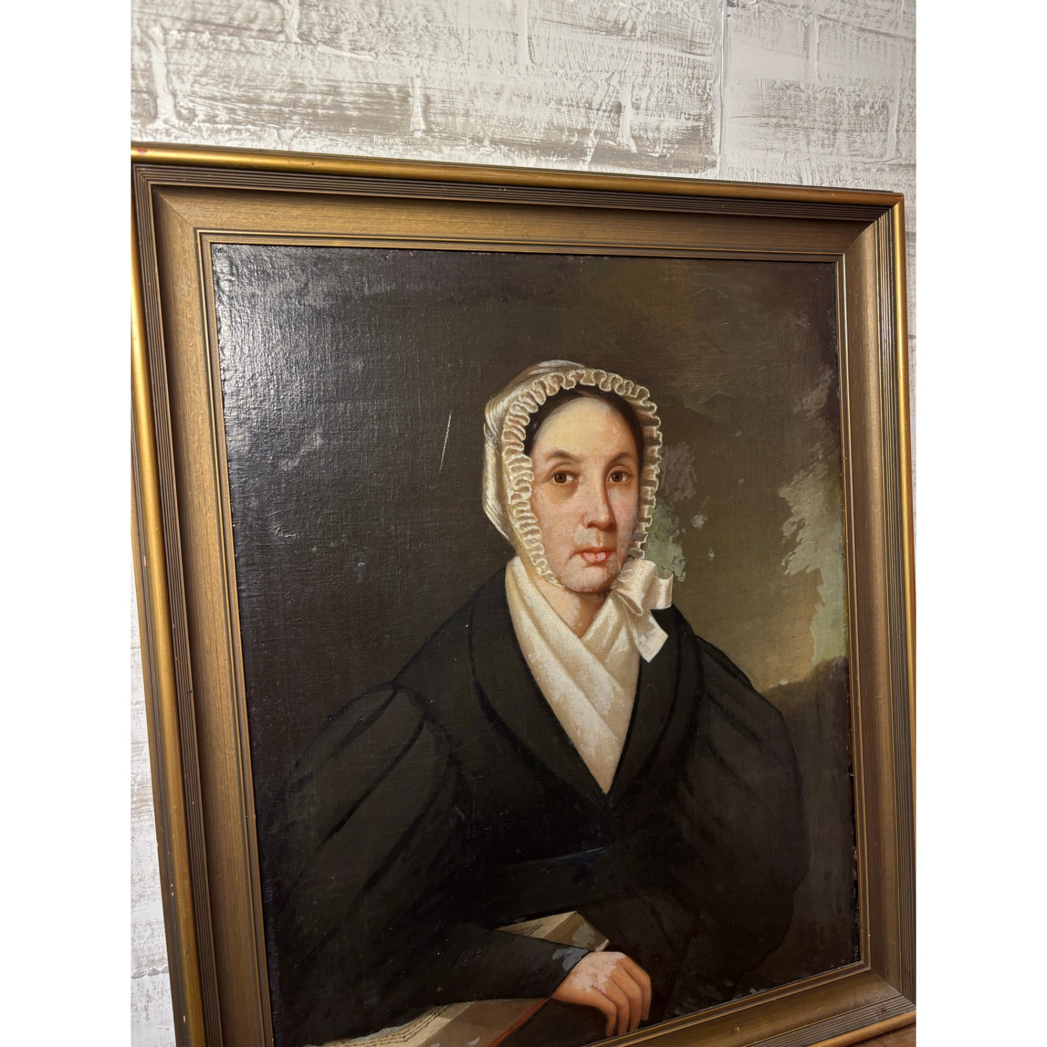 Antique English Victorian Oil Painting - image-2