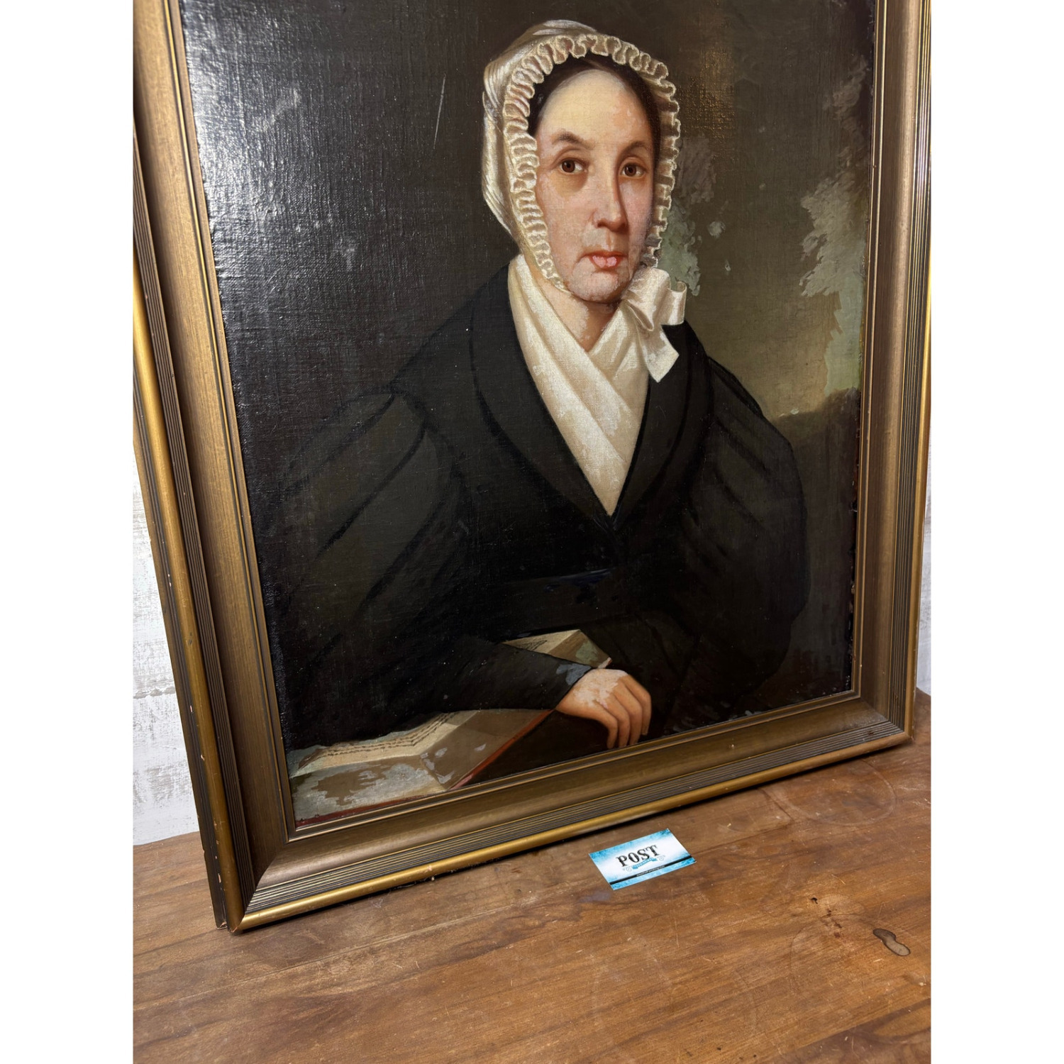 Antique English Victorian Oil Painting - image-3