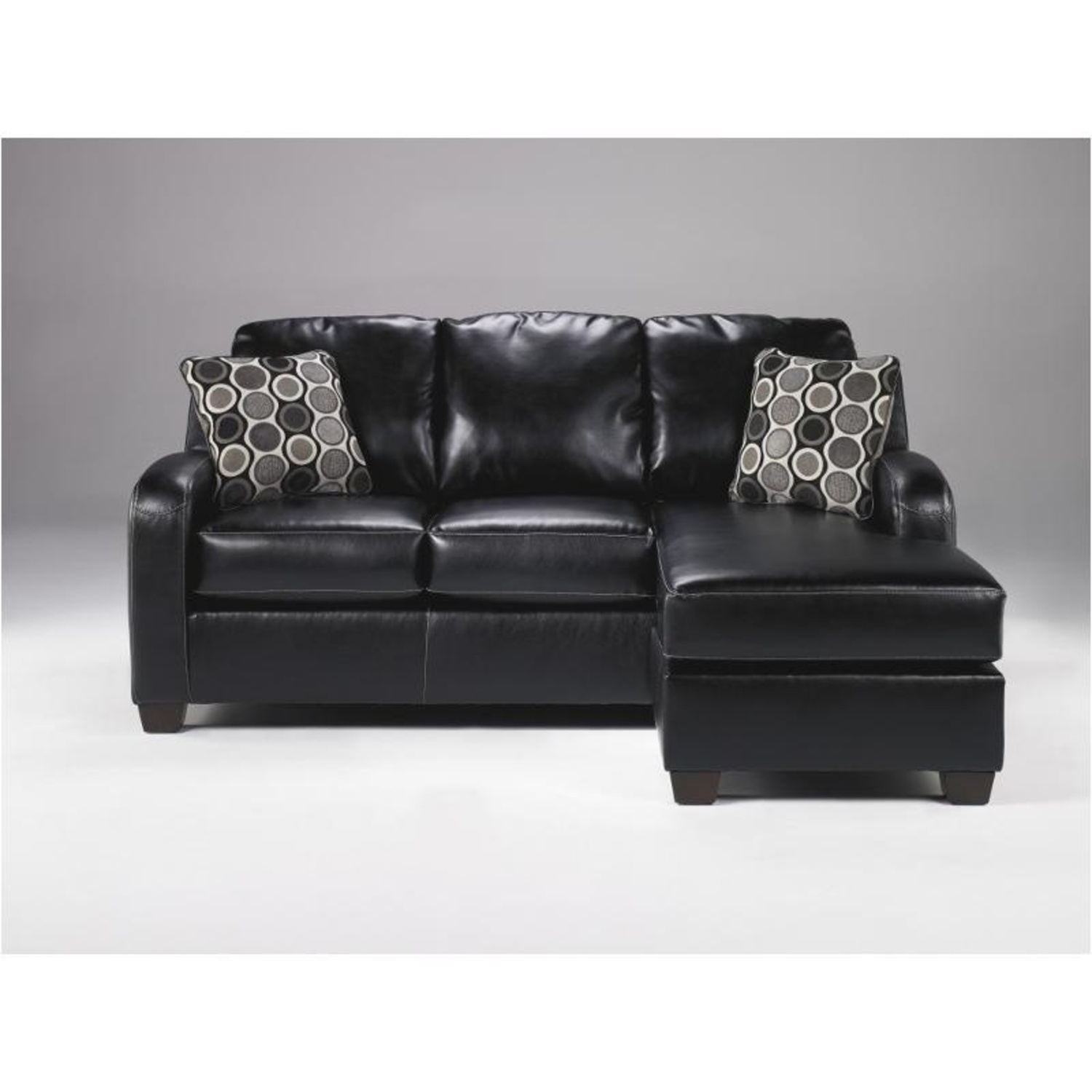 Ashley Devin Durablend Leather Sofa Chaise - image-10