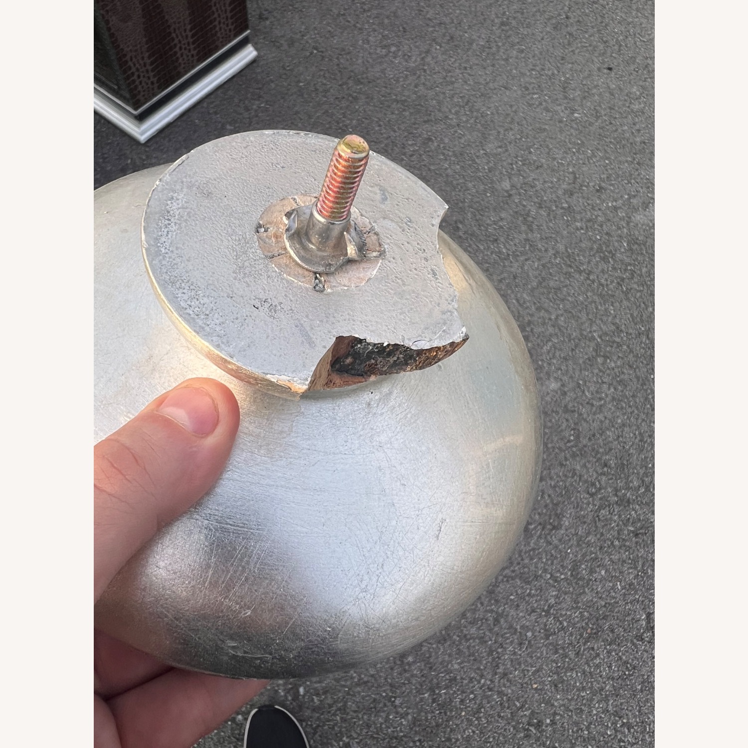 Michael Amini Brown Crystal Croc Dresser  - image-9