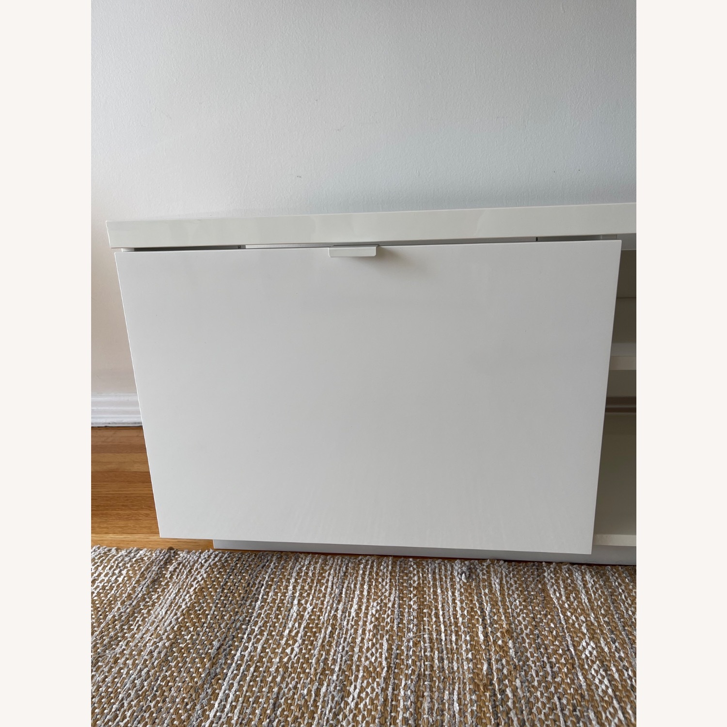IKEA BYÅS White TV Unit - AptDeco