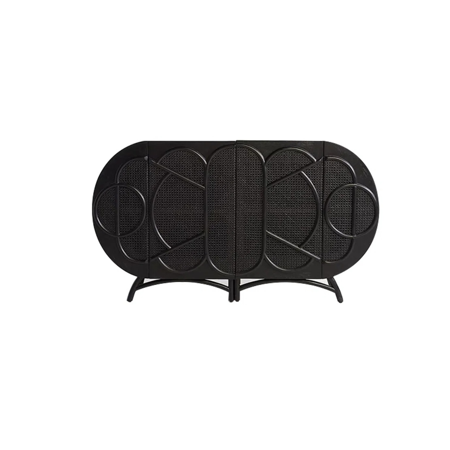 Ofira Black Detailed Credenza - image-5