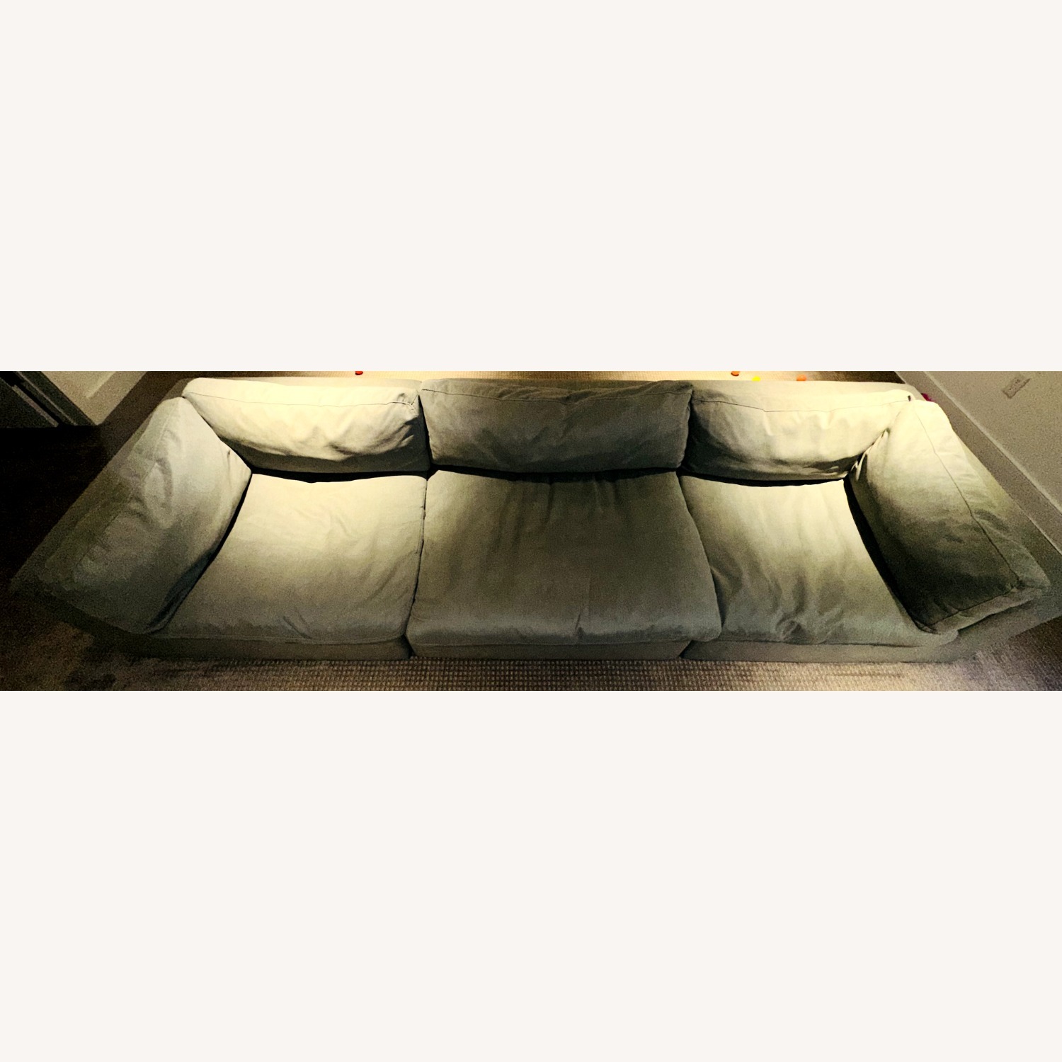 Slouchy Cloud Grey Couch  - image-1