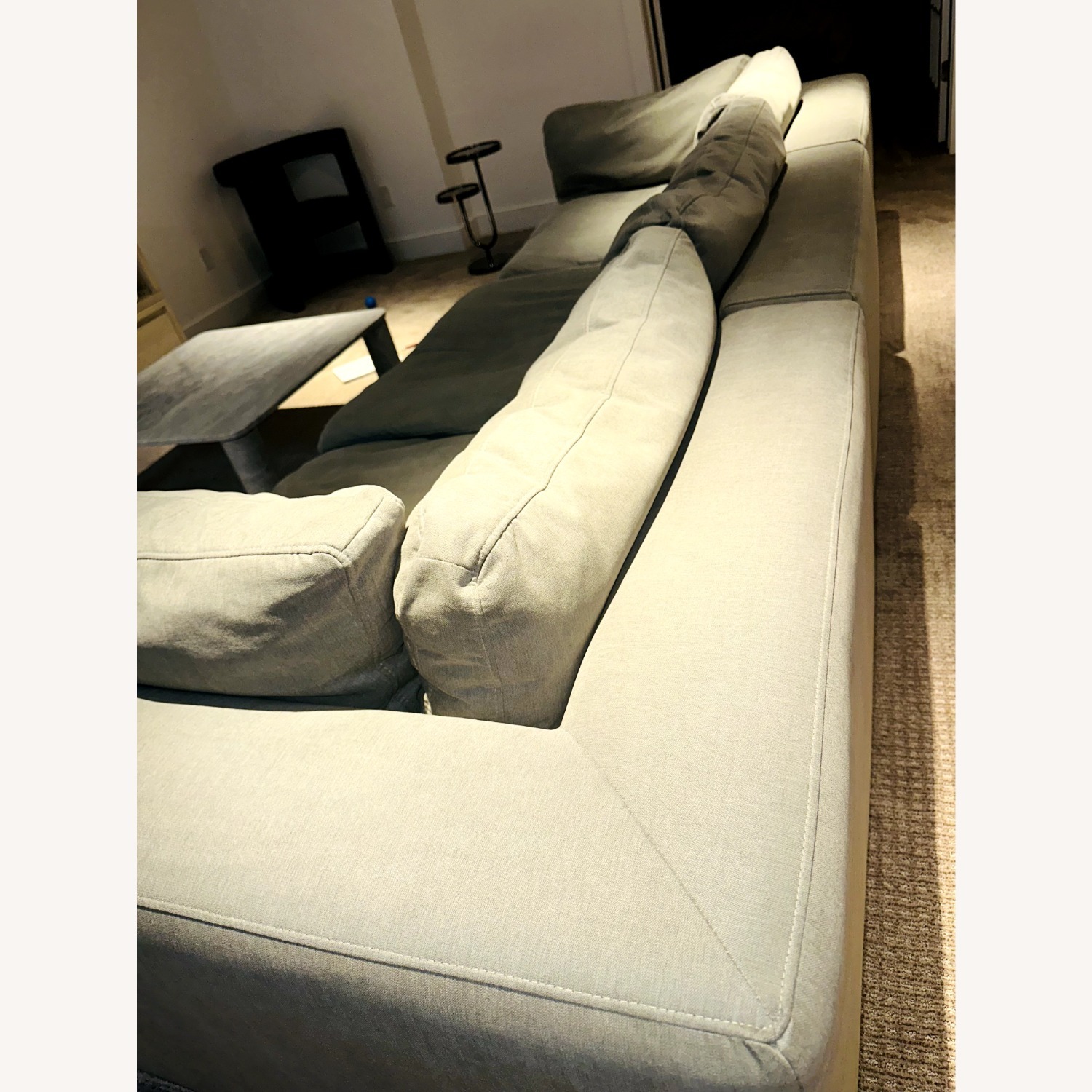 Slouchy Cloud Grey Couch  - image-5
