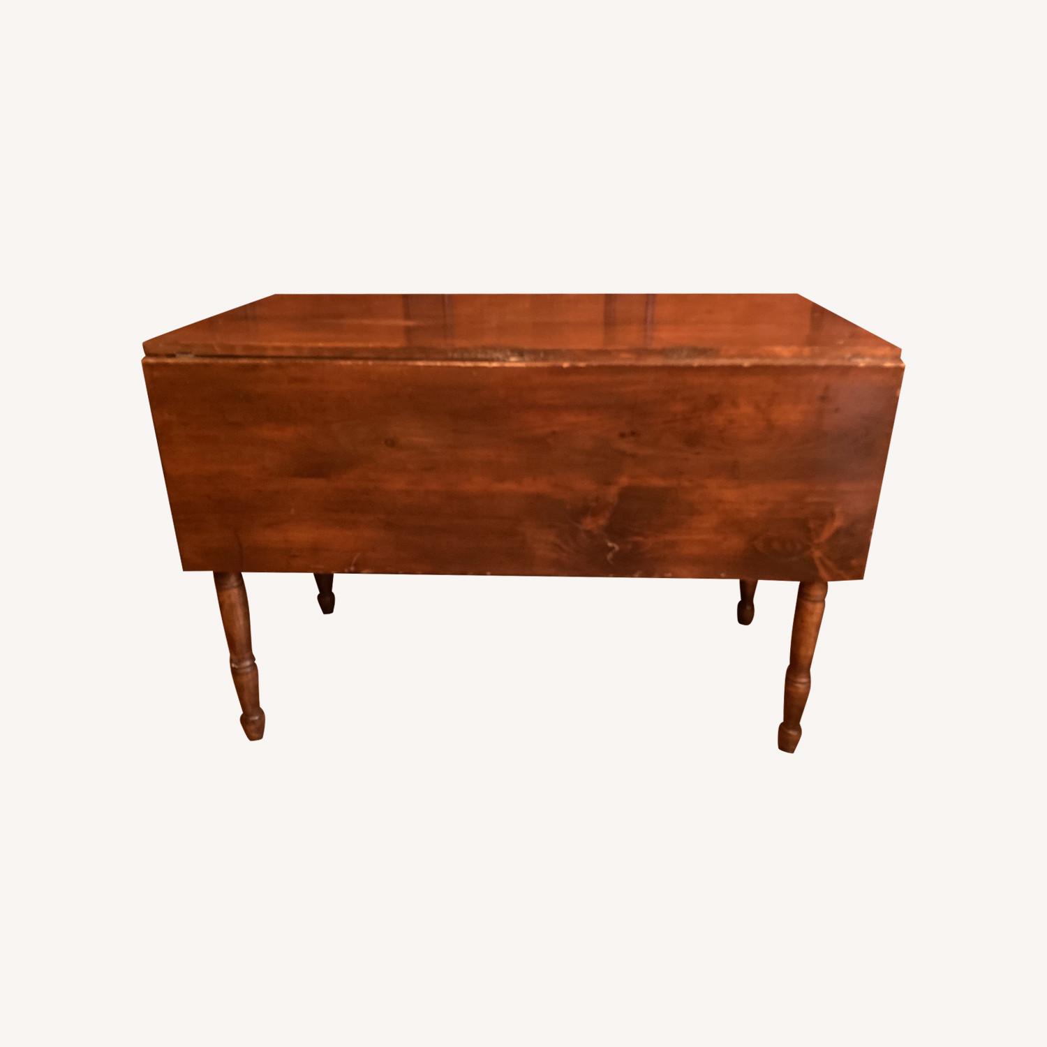 Antique Drop-leaf Table - image-0