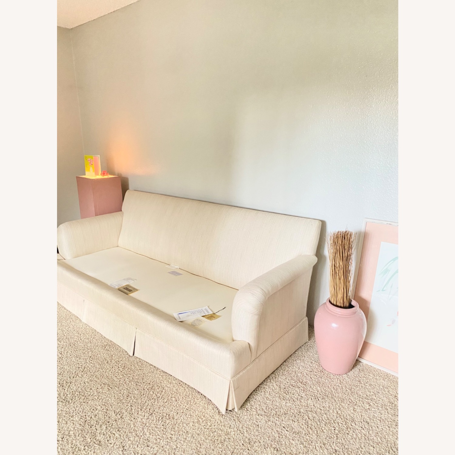 Henredon Custom Folio Crème Sofa – 1986 Vintage - image-12