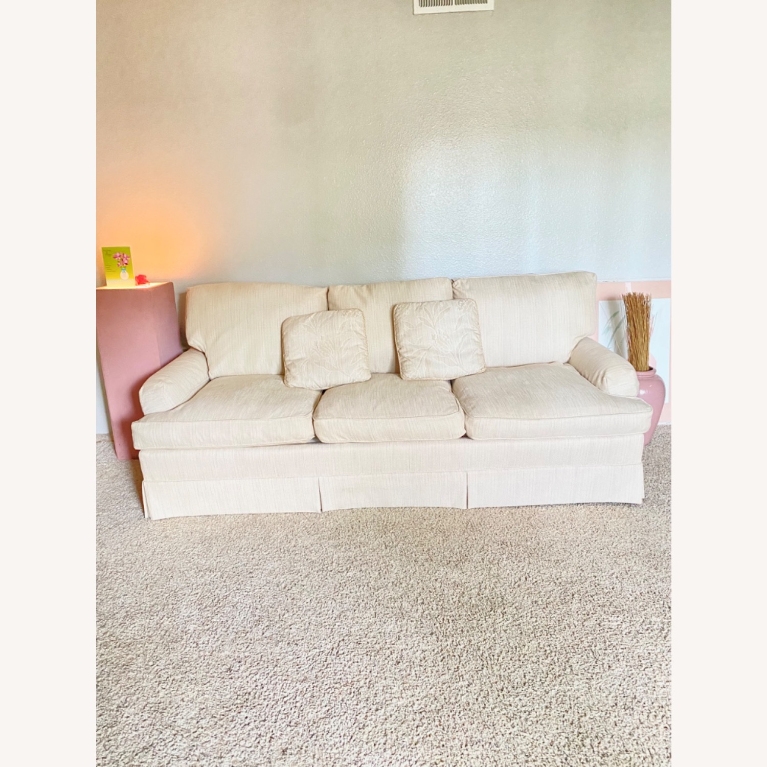 Henredon Custom Folio Crème Sofa – 1986 Vintage - image-0