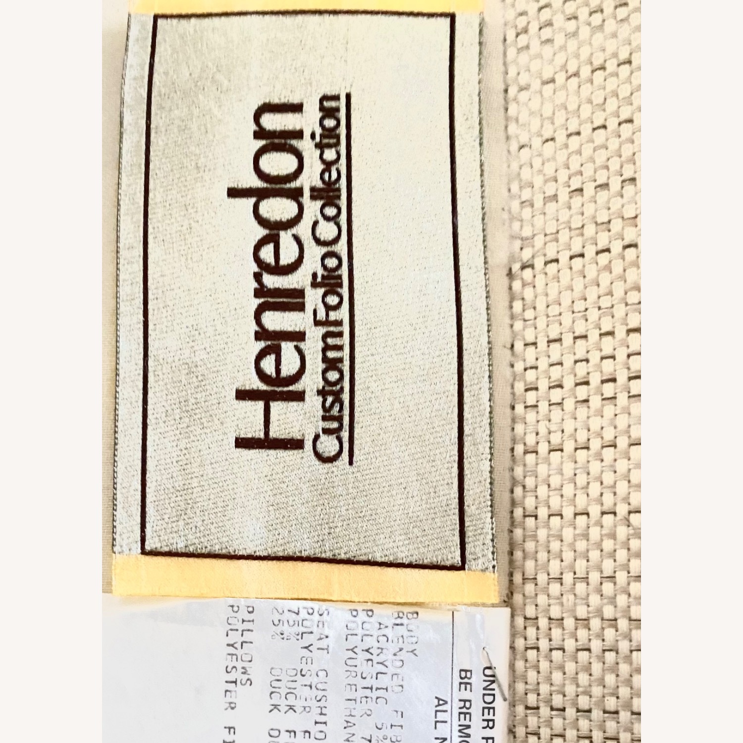 Henredon Custom Folio Crème Sofa – 1986 Vintage - image-3
