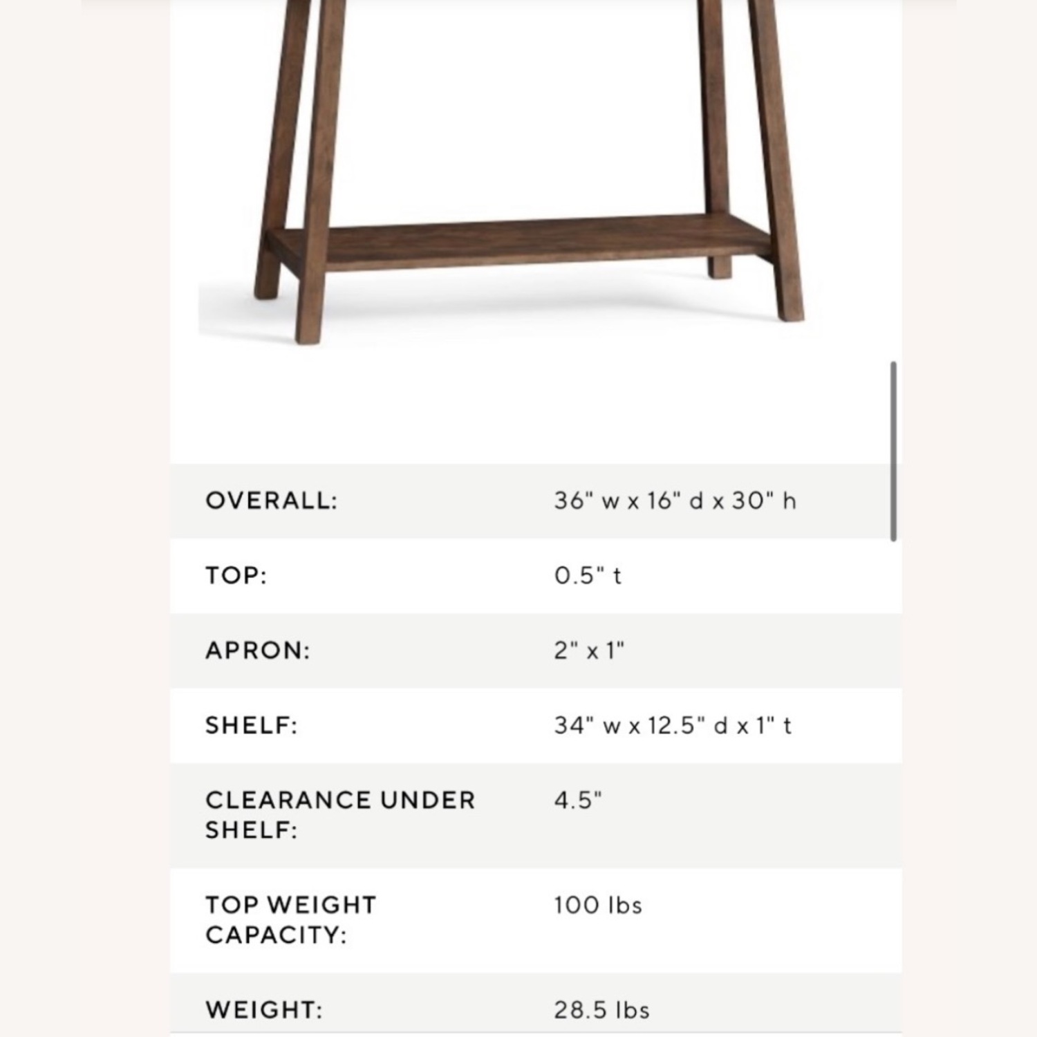 Pottery Barn Mateo Console and End Table - image-6